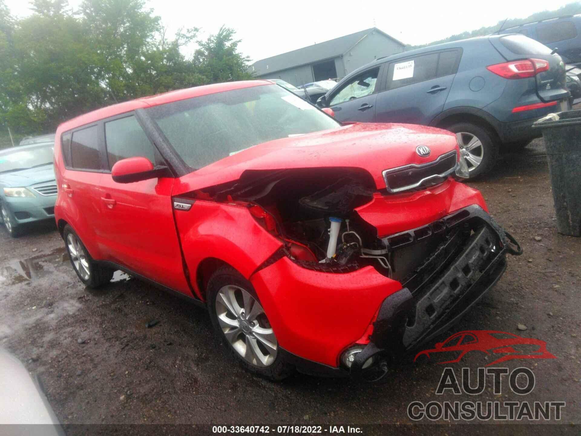 KIA SOUL 2016 - KNDJP3A52G7860415