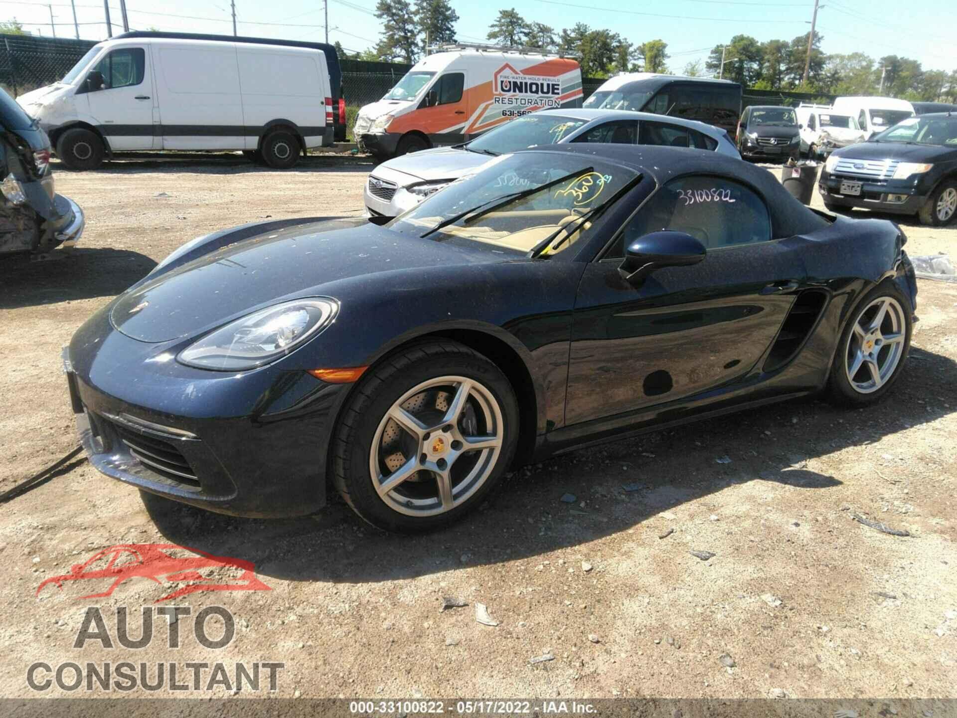 PORSCHE 718 BOXSTER 2017 - WP0CA2A86HS221340