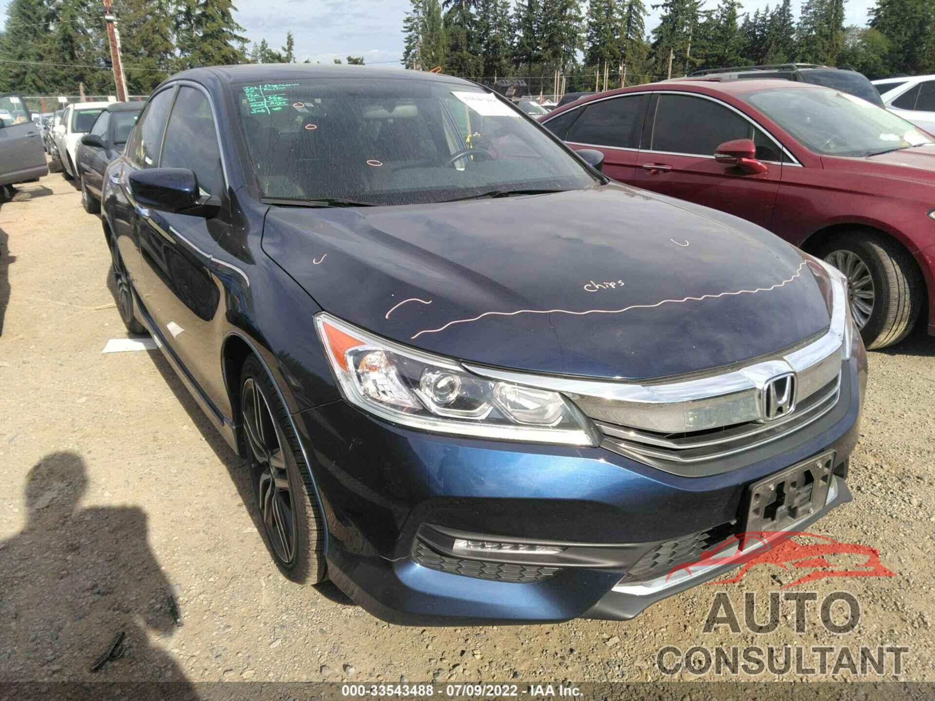 HONDA ACCORD SEDAN 2017 - 1HGCR2F54HA170600