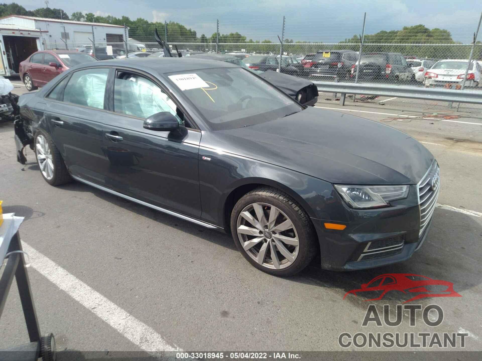 AUDI A4 2018 - WAUKMAF44JN001585