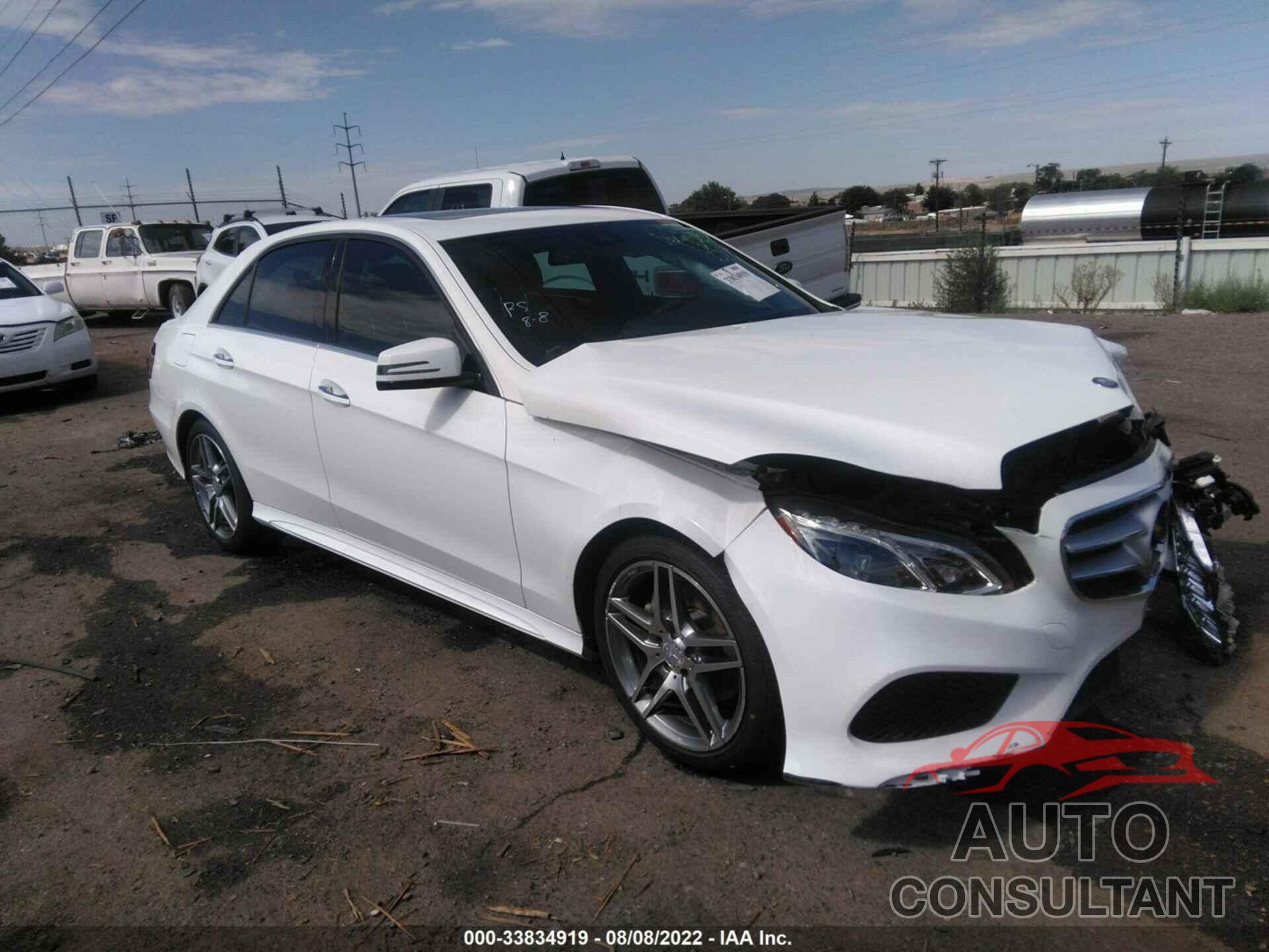 MERCEDES-BENZ E-CLASS 2016 - WDDHF8JB4GB194598