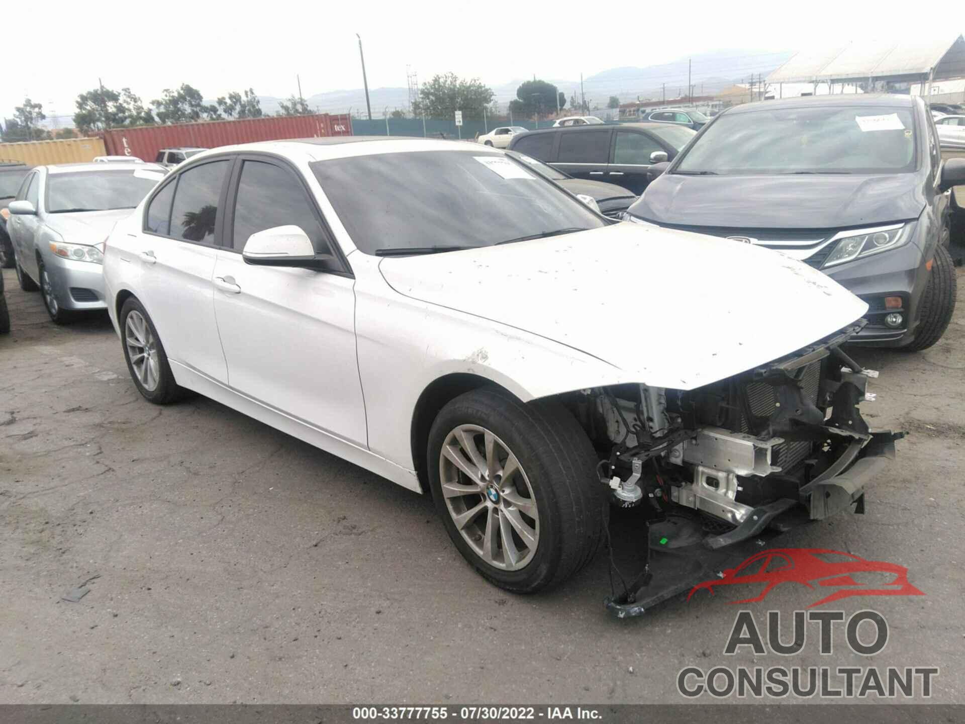 BMW 3 SERIES 2018 - WBA8A9C57JAH12450
