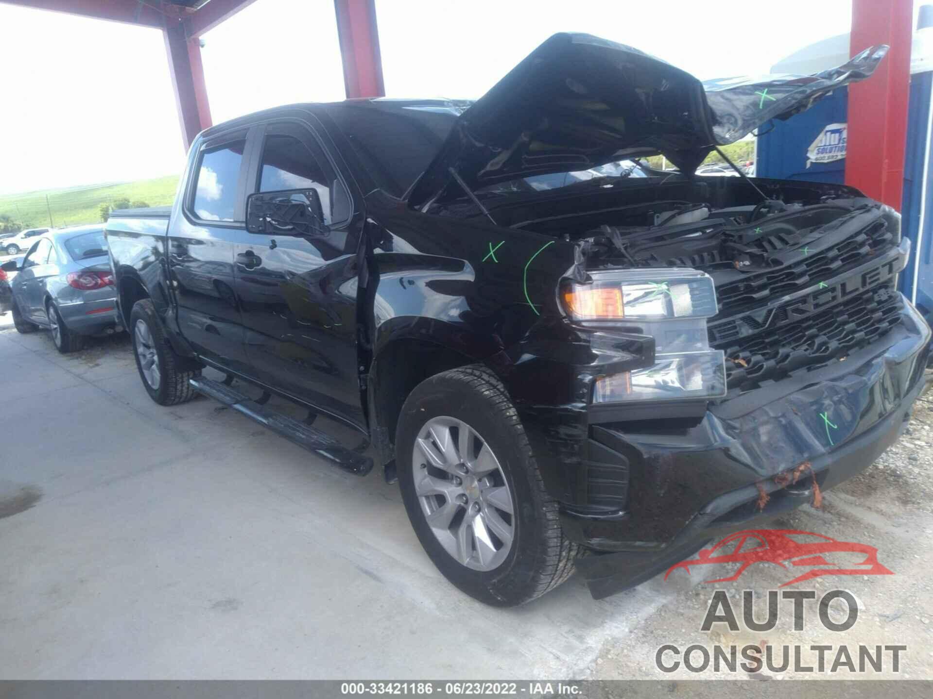 CHEVROLET SILVERADO 1500 2021 - 3GCPWBEK3MG449385