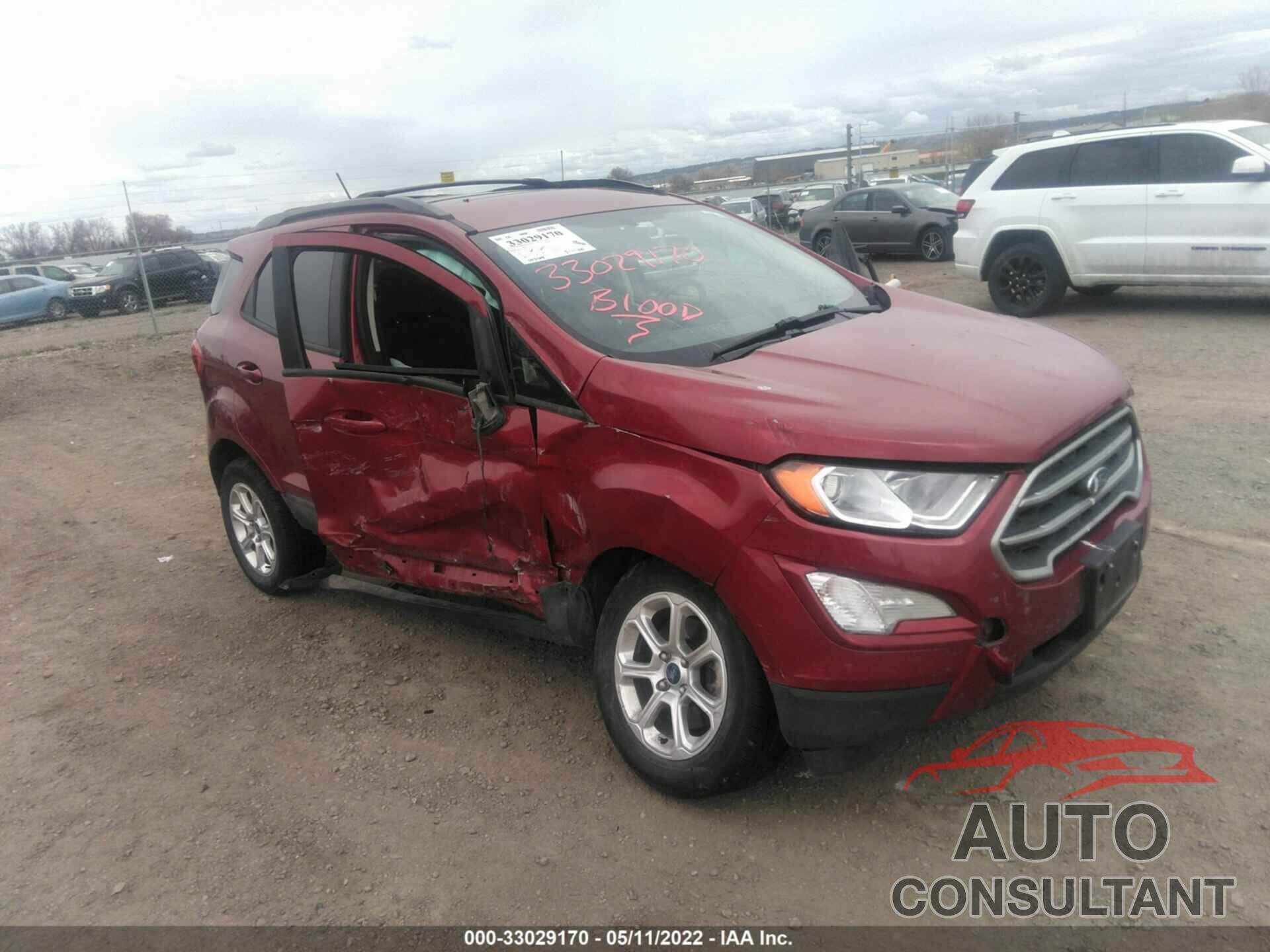 FORD ECOSPORT 2018 - MAJ6P1UL4JC172893