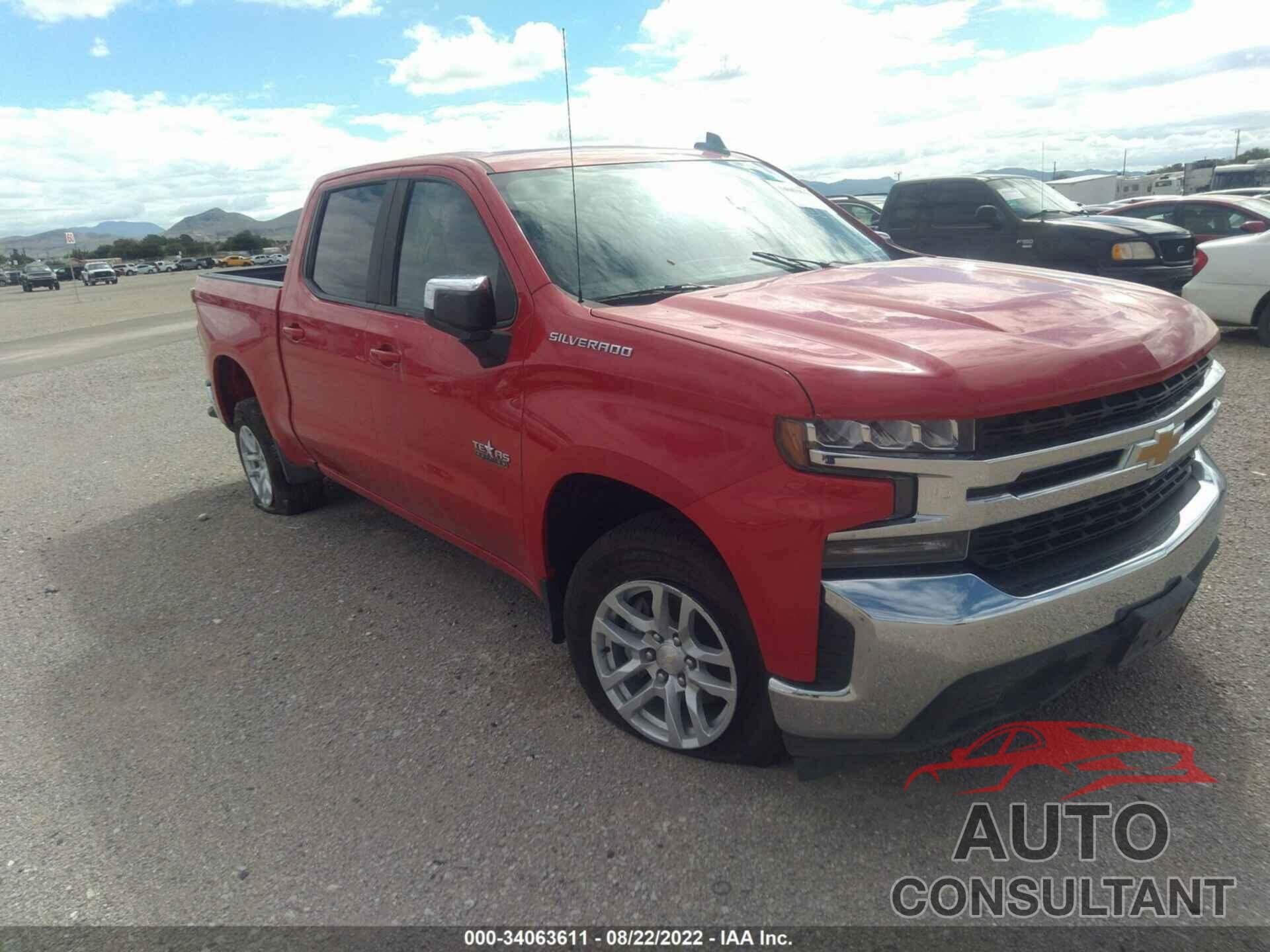 CHEVROLET SILVERADO 1500 2019 - 3GCUWCED0KG176655
