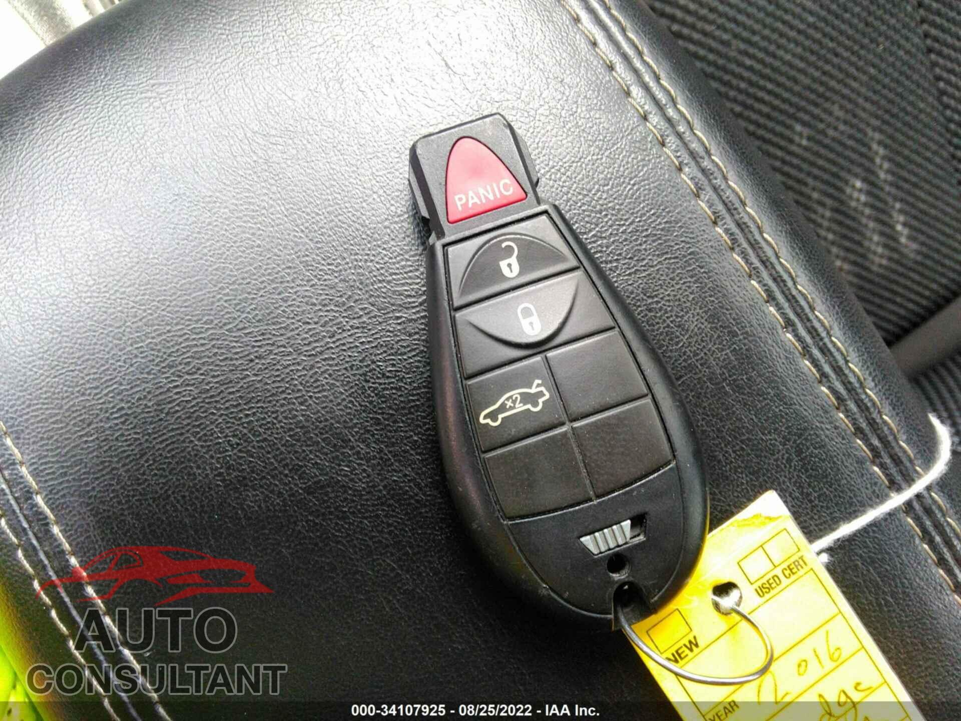 DODGE DART 2016 - 1C3CDFBB5GD624340