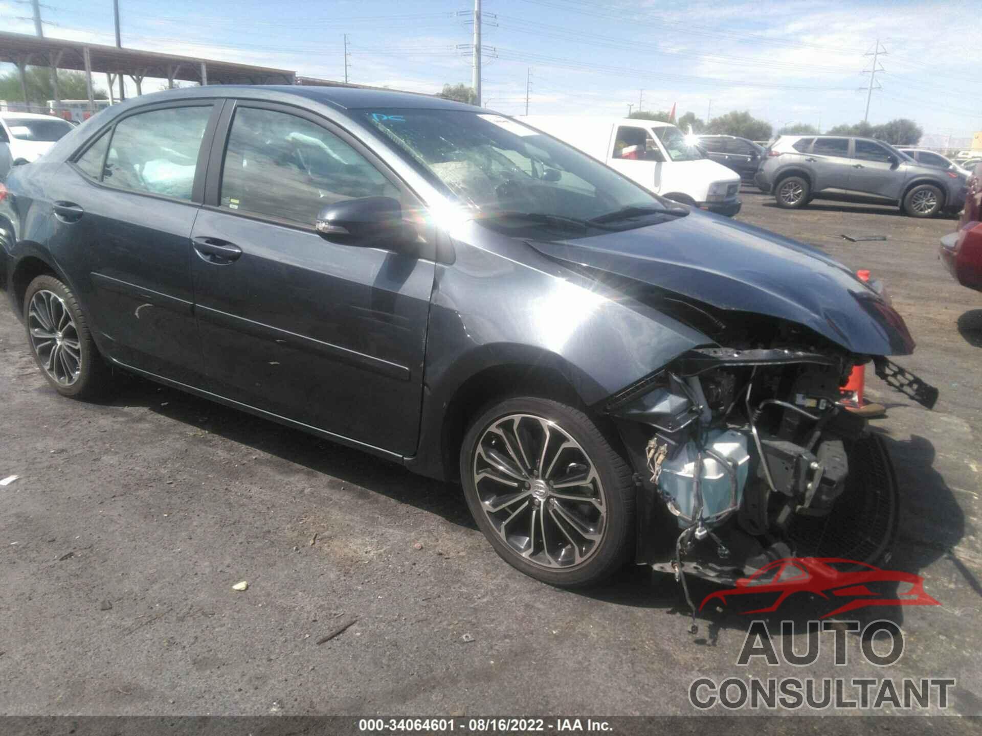 TOYOTA COROLLA 2016 - 2T1BURHE0GC742674