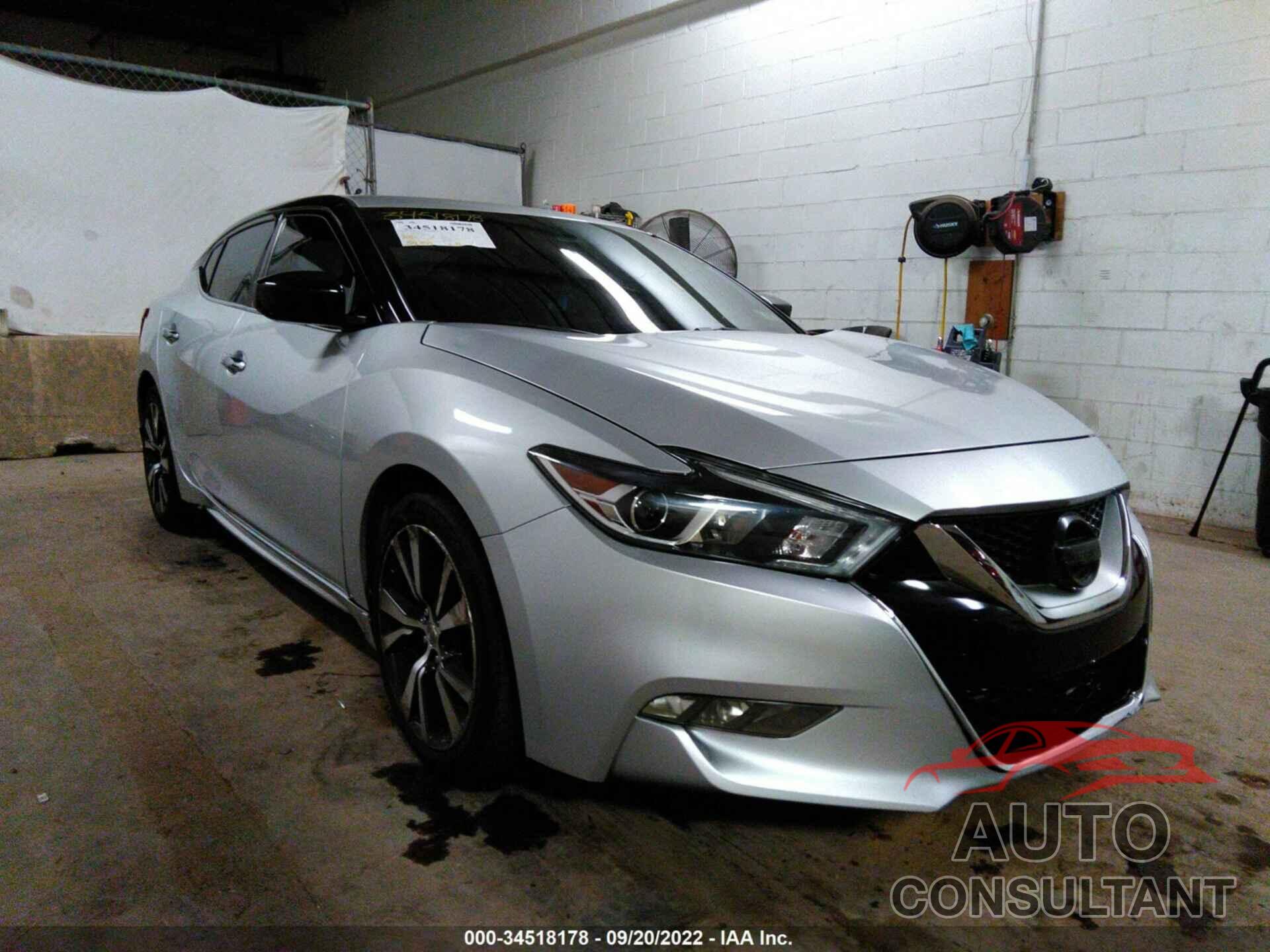 NISSAN MAXIMA 2017 - 1N4AA6APXHC430036