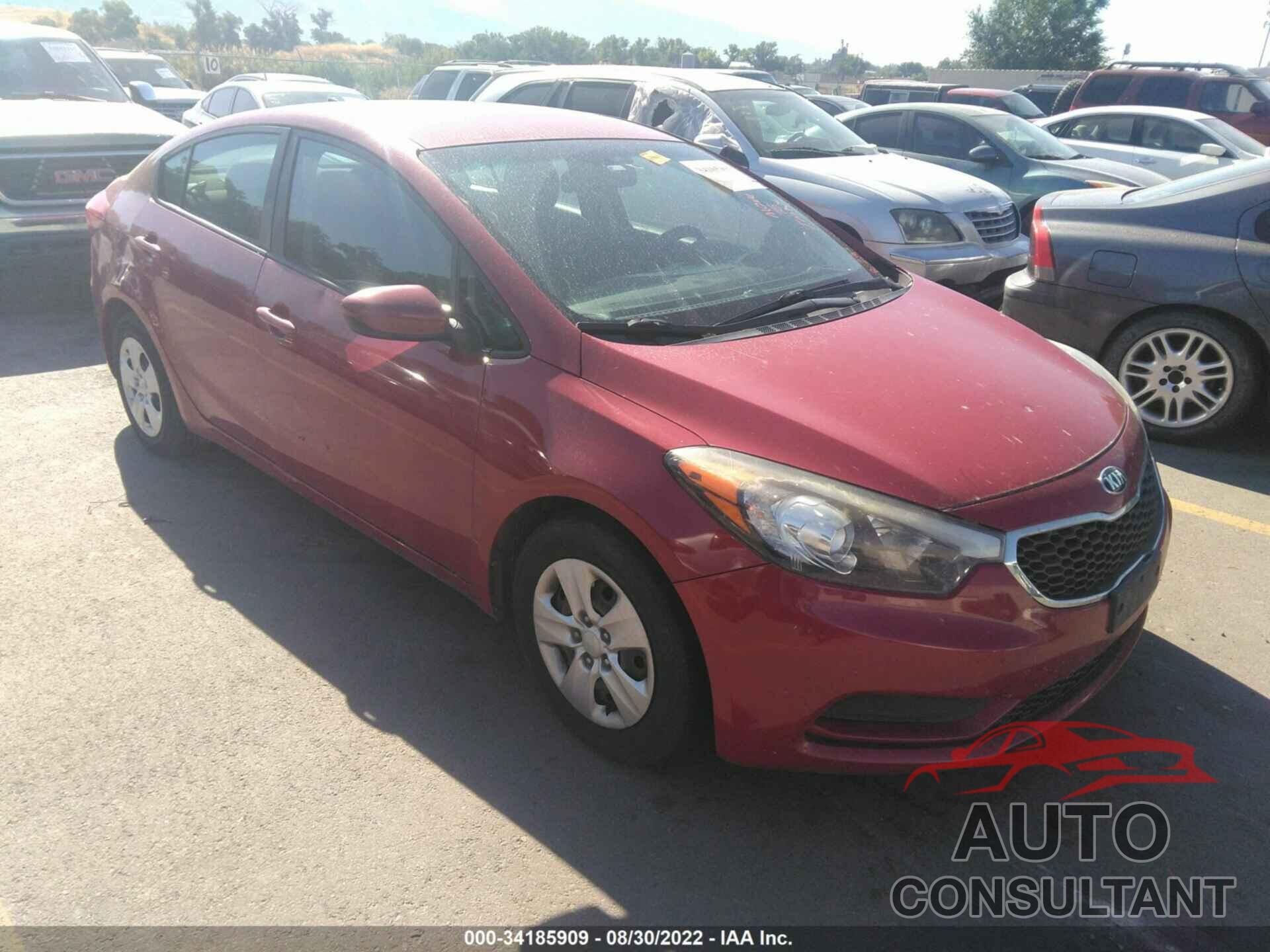 KIA FORTE 2016 - KNAFK4A62G5482124