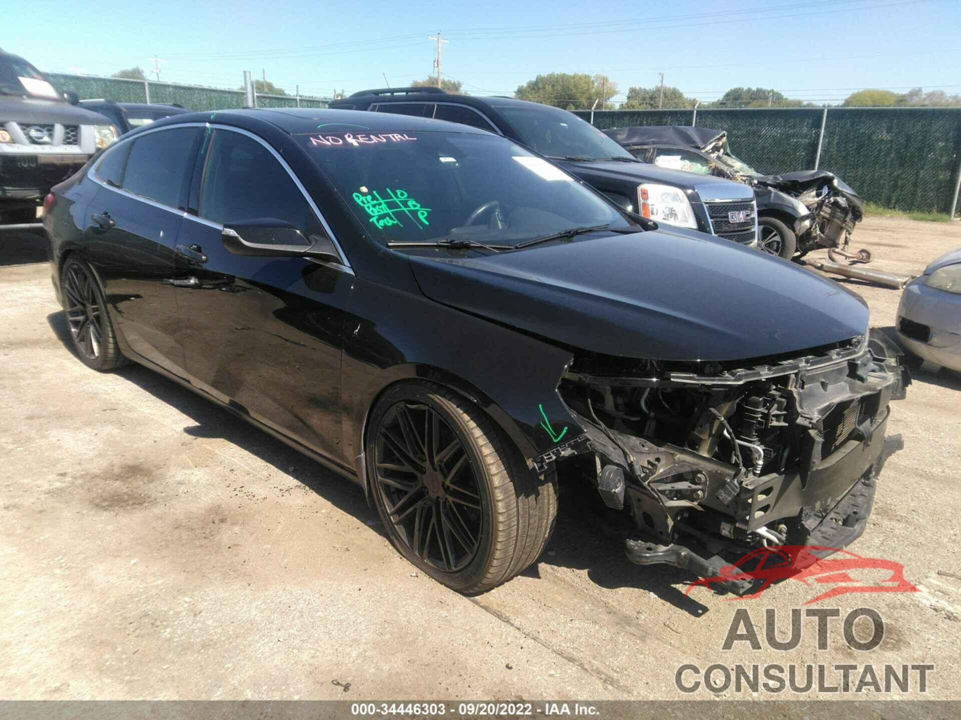 CHEVROLET MALIBU 2017 - 1G1ZH5SX4HF228737