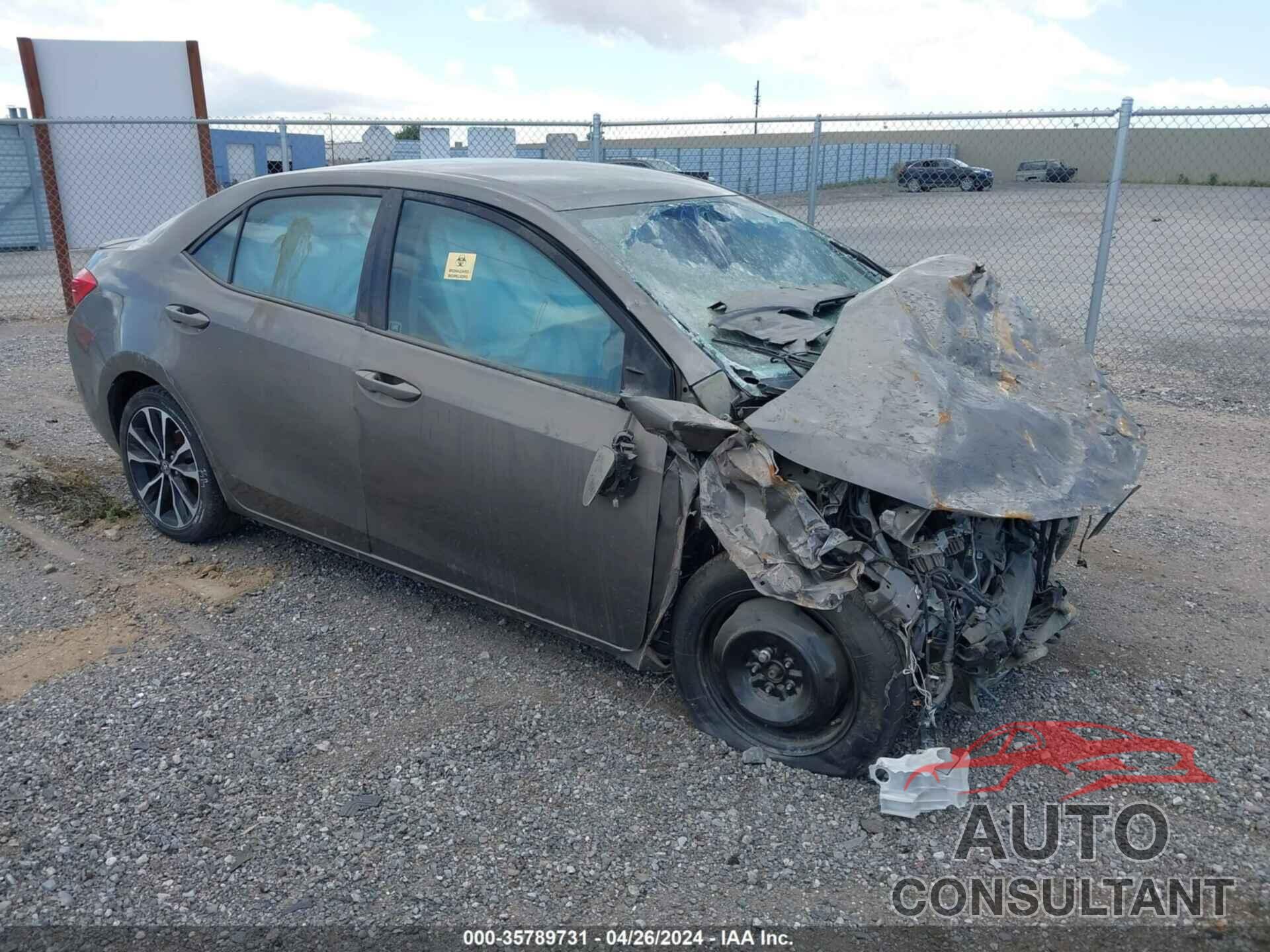 TOYOTA COROLLA 2018 - 5YFBURHE3JP739100