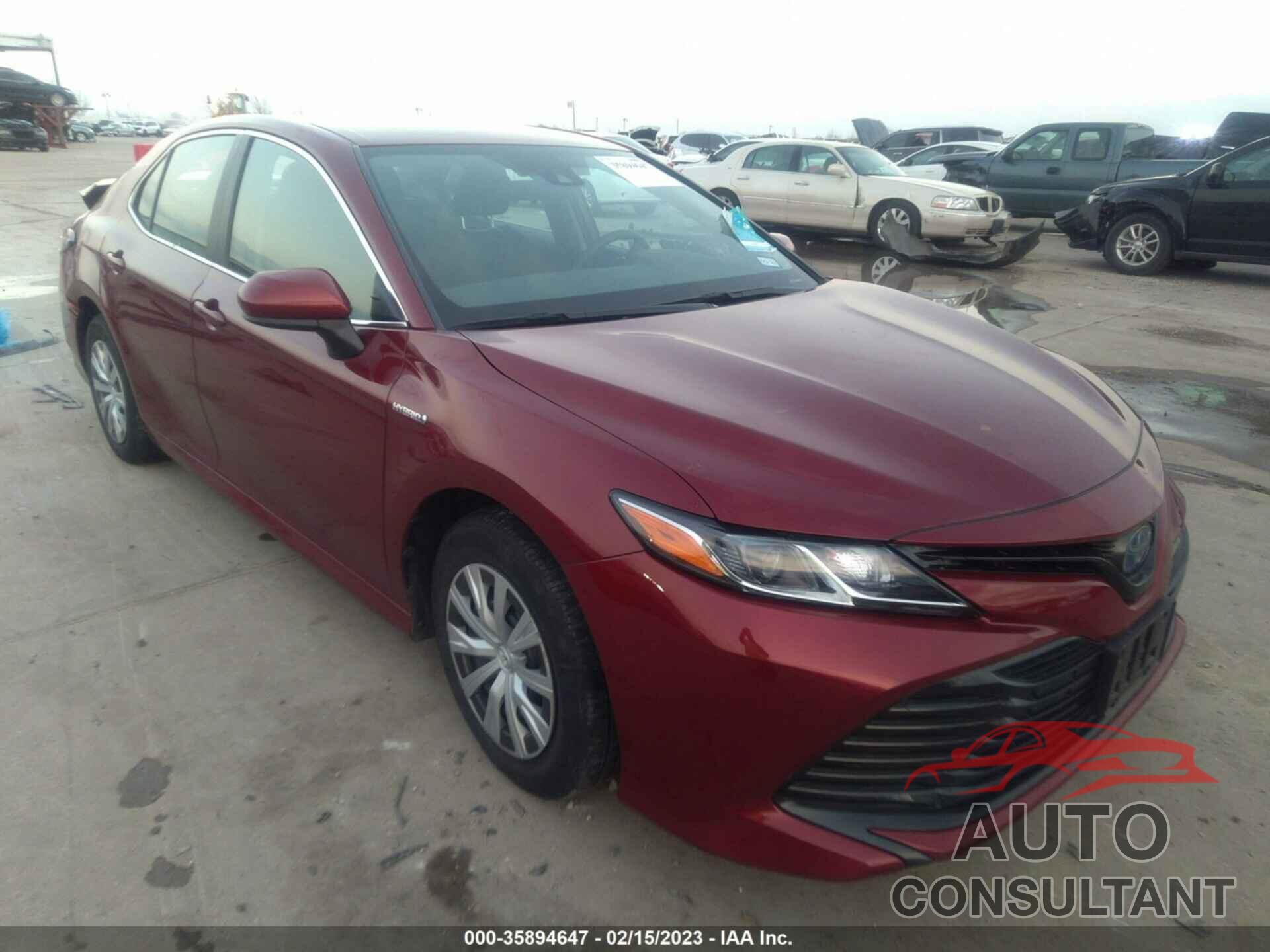 TOYOTA CAMRY 2019 - 4T1B31HK5KU007660