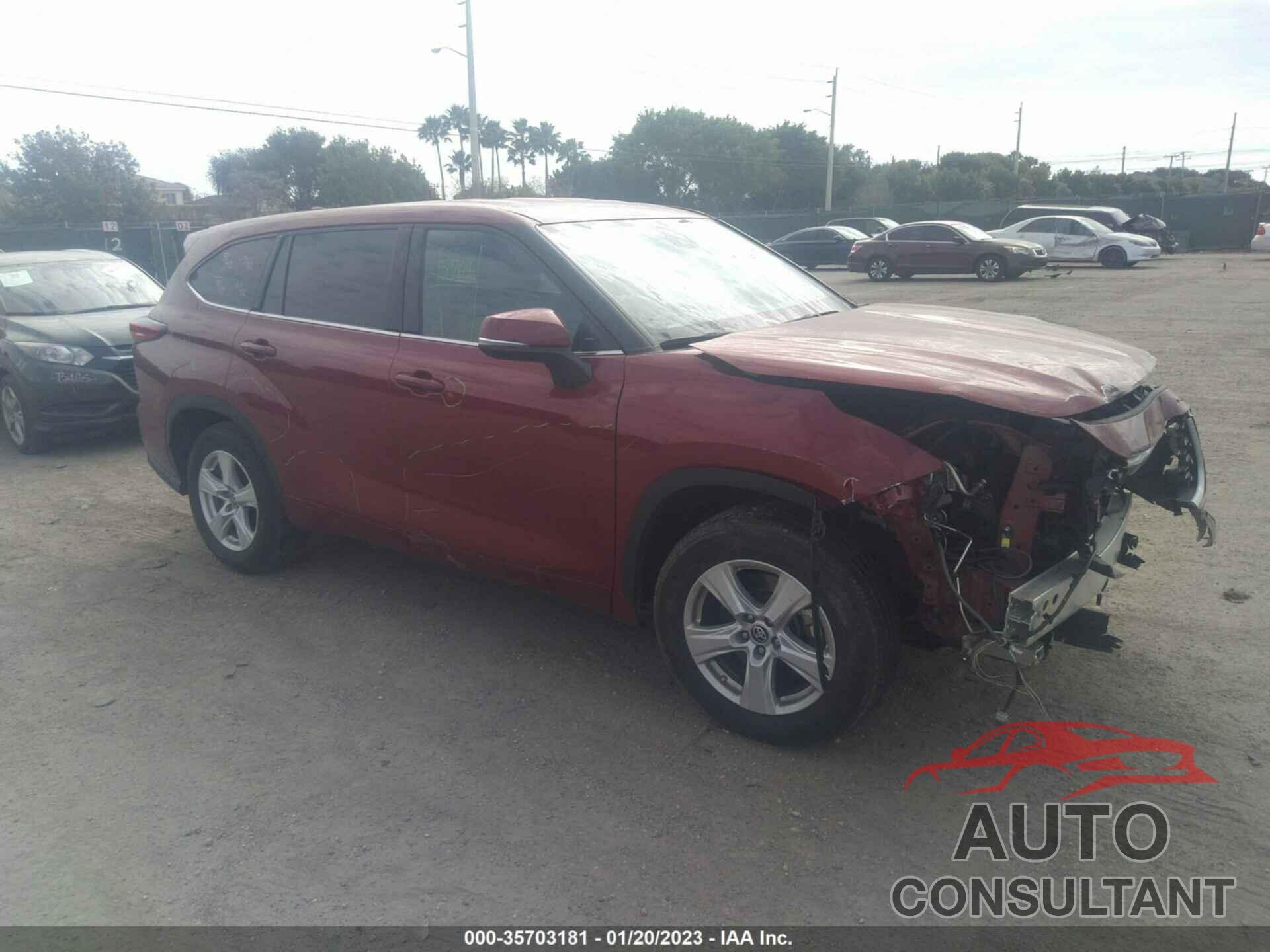 TOYOTA HIGHLANDER 2021 - 5TDZZRAH8MS069981