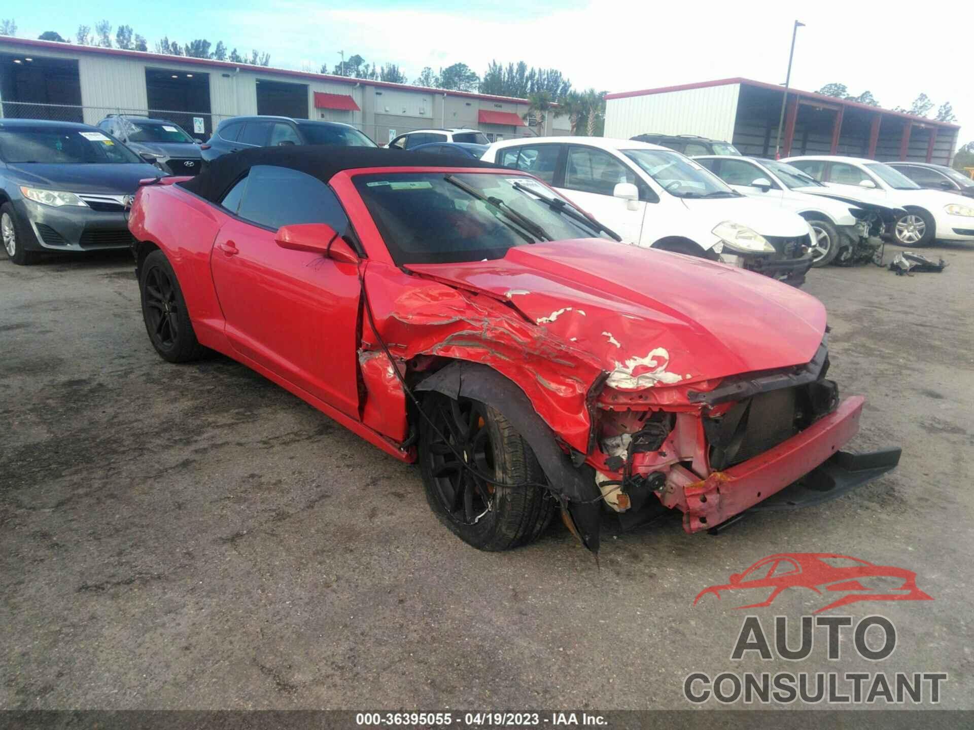 CHEVROLET CAMARO 2015 - 2G1FD3D32F9263697