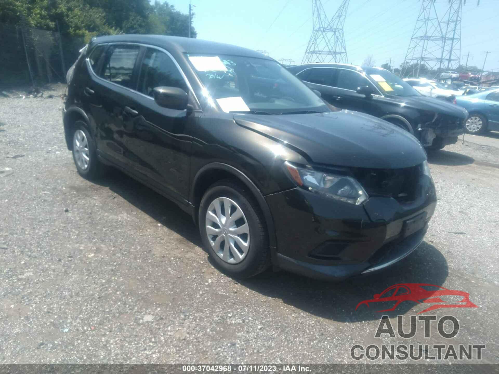 NISSAN ROGUE 2016 - KNMAT2MV3GP645532