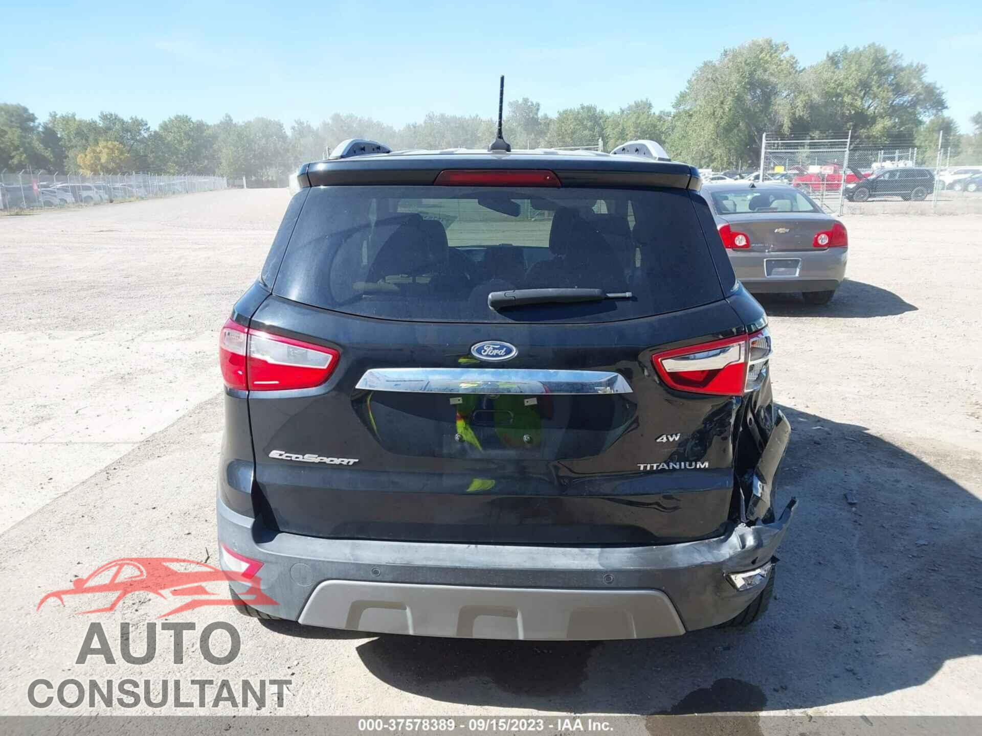 FORD ECOSPORT 2020 - MAJ6S3KL2LC367567