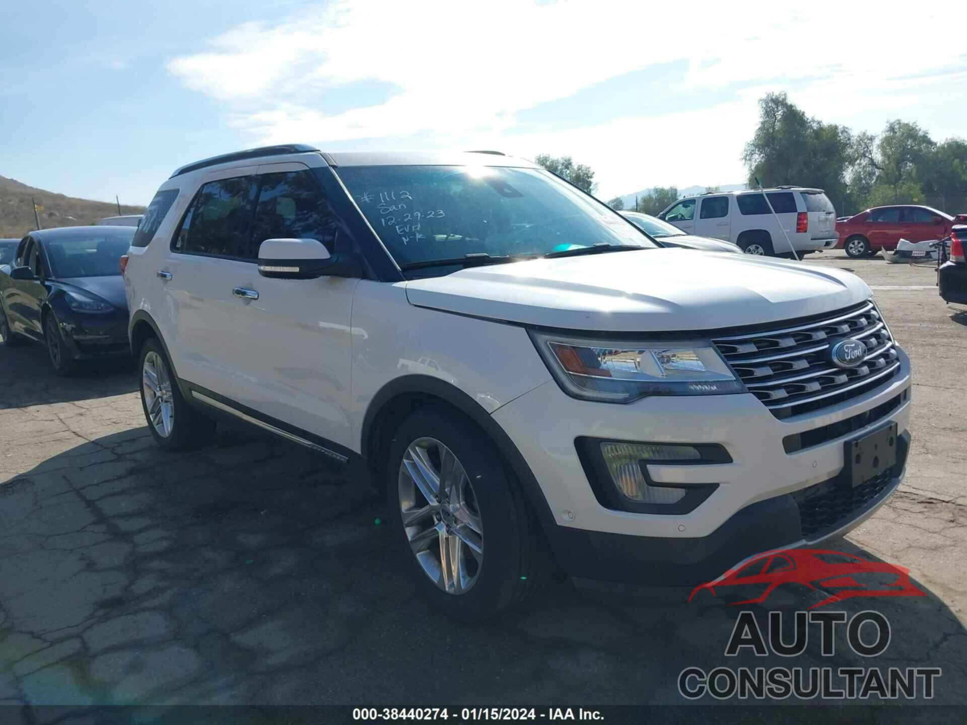 FORD EXPLORER 2016 - 1FM5K7F84GGD28458