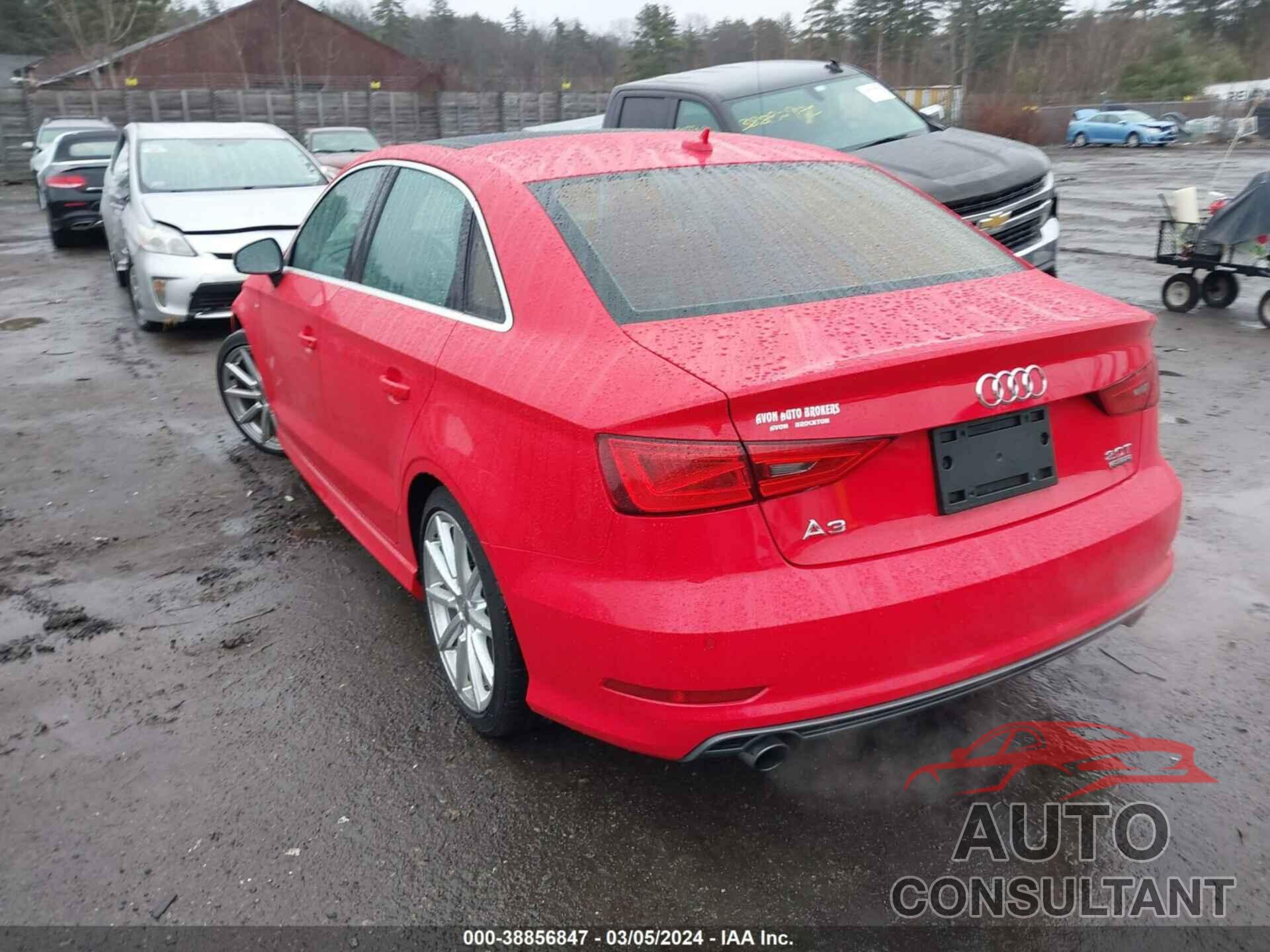 AUDI A3 2016 - WAUJ8GFF6G1030915