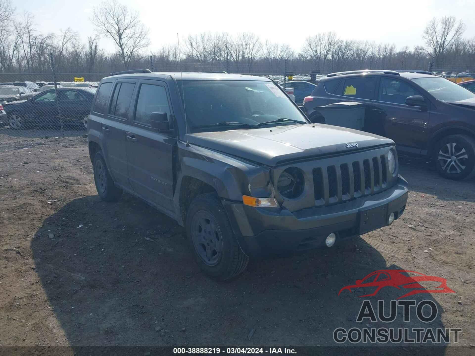 JEEP PATRIOT 2017 - 1C4NJPBA7HD167252