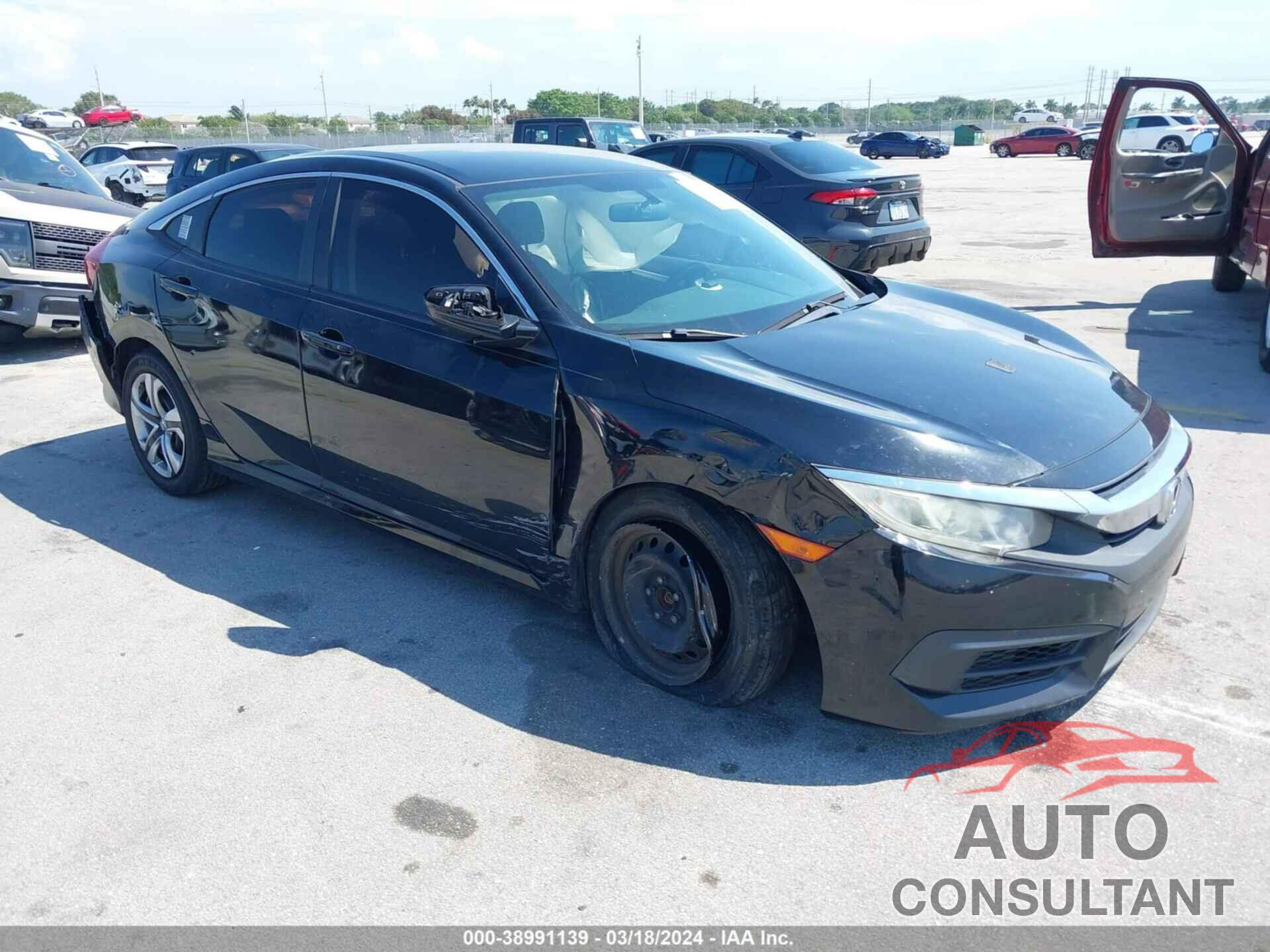 HONDA CIVIC 2016 - 19XFC2F54GE017210