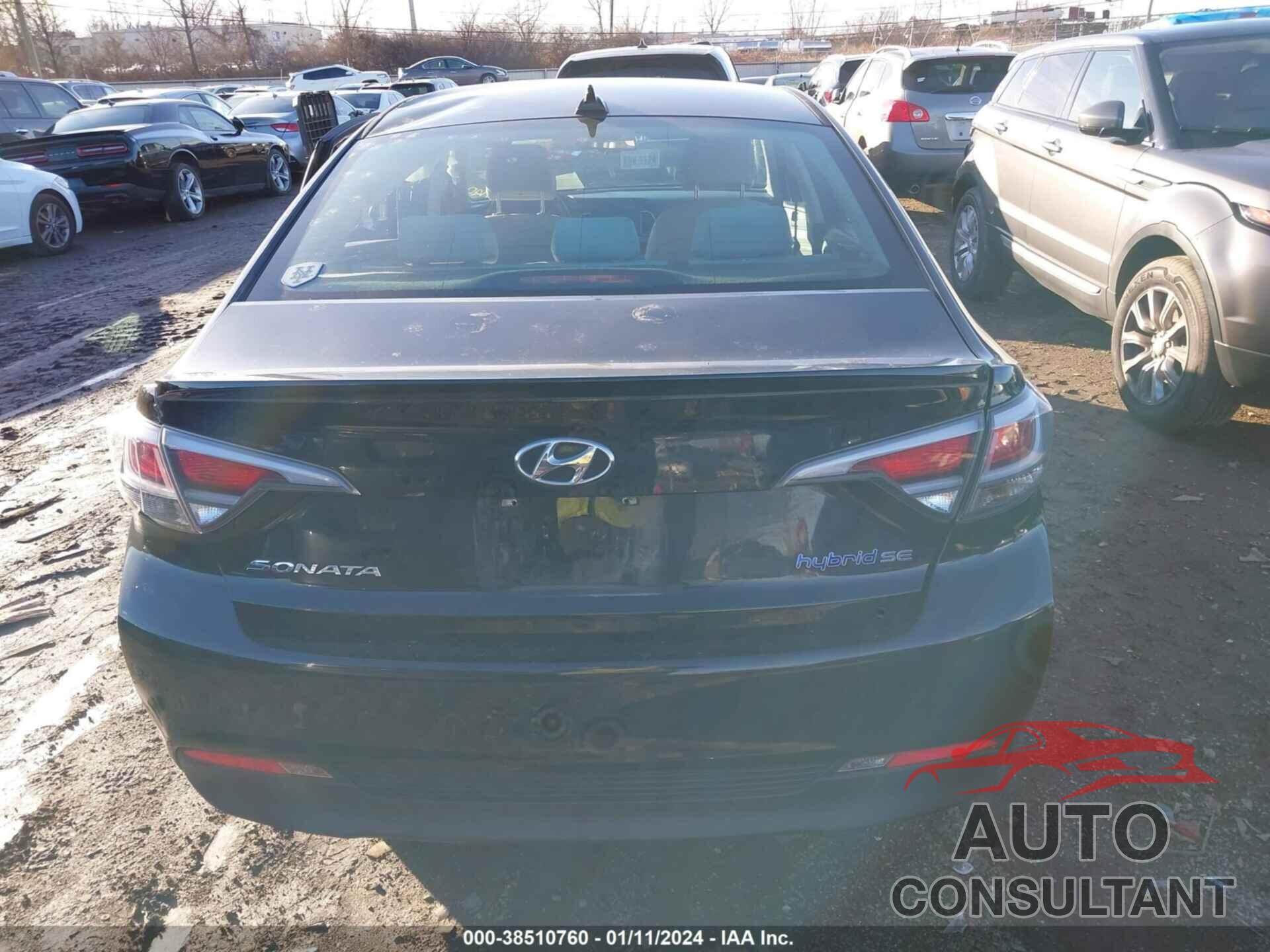 HYUNDAI SONATA HYBRID 2017 - KMHE24L18HA060377