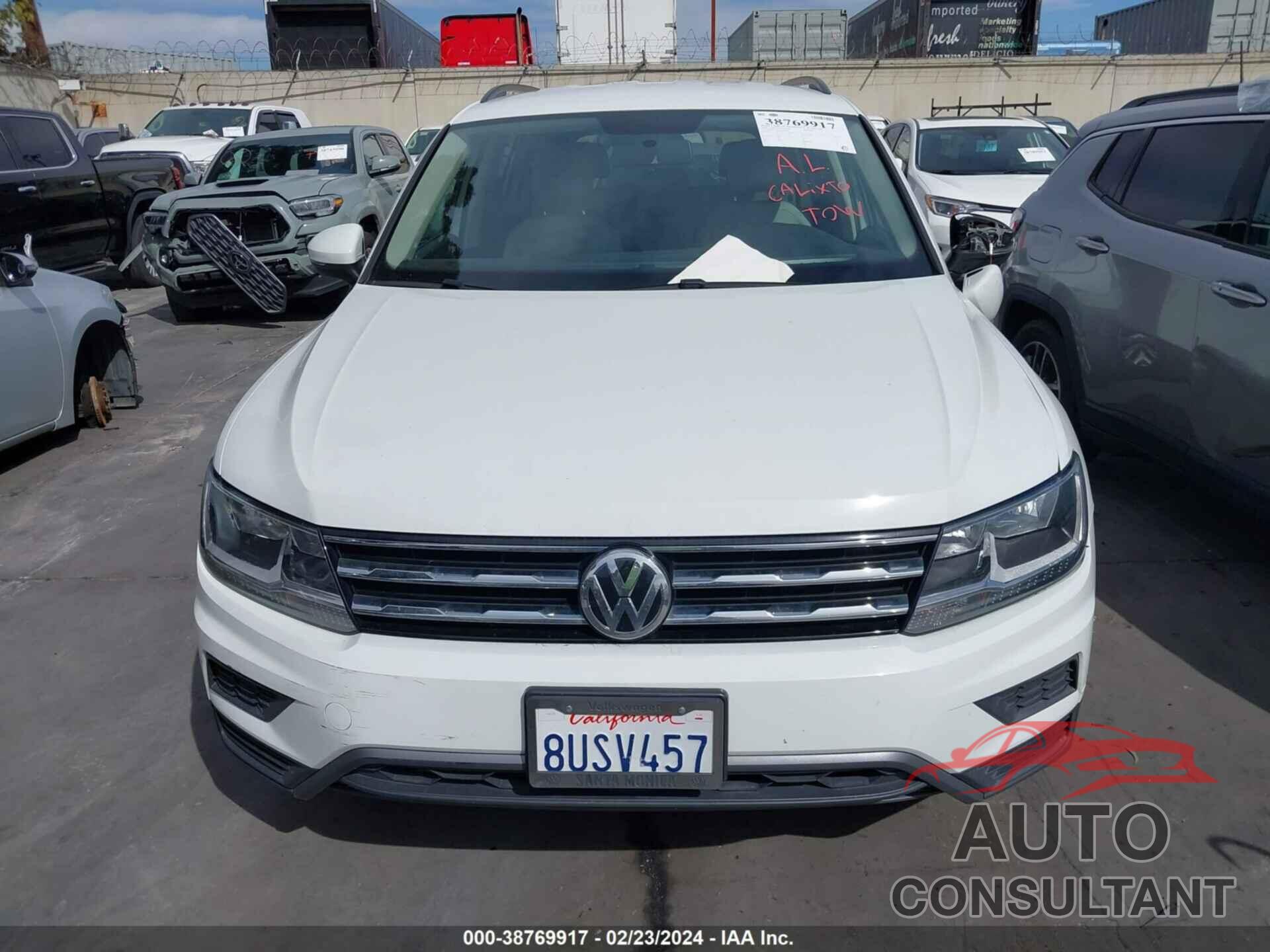 VOLKSWAGEN TIGUAN 2020 - 3VV1B7AX2LM144896