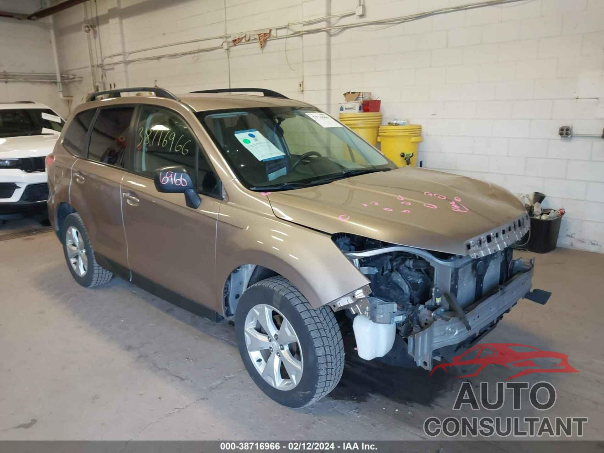 SUBARU FORESTER 2016 - JF2SJABC0GH471551