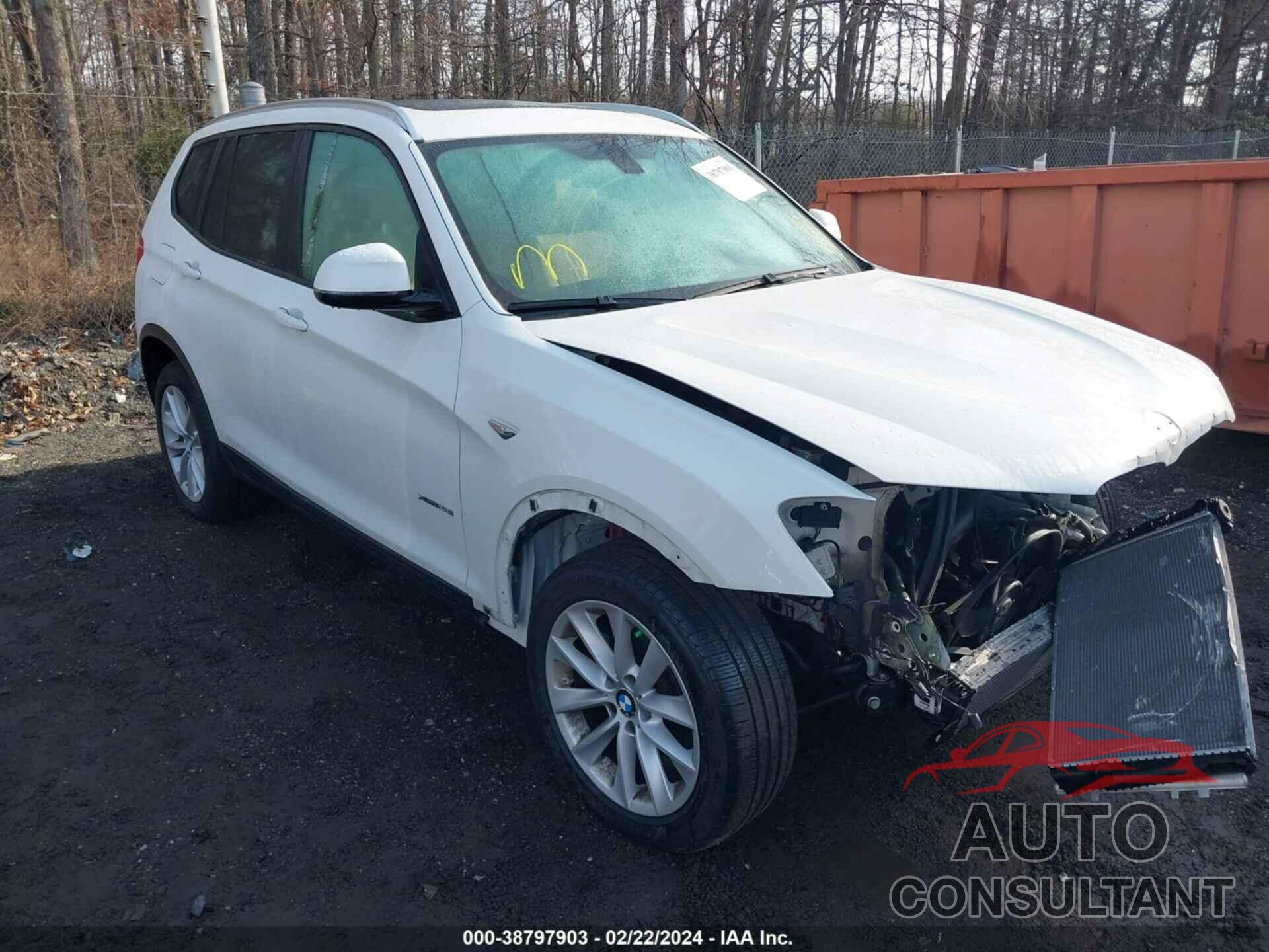 BMW X3 2017 - 5UXWX9C55H0T09958