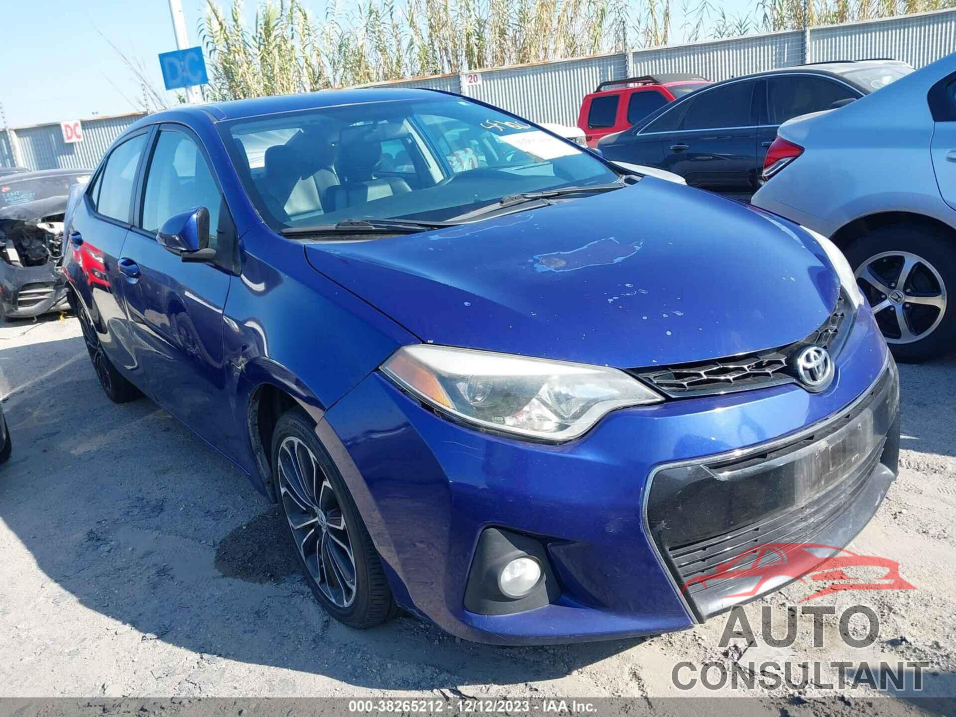 TOYOTA COROLLA 2016 - 5YFBURHE5GP508238