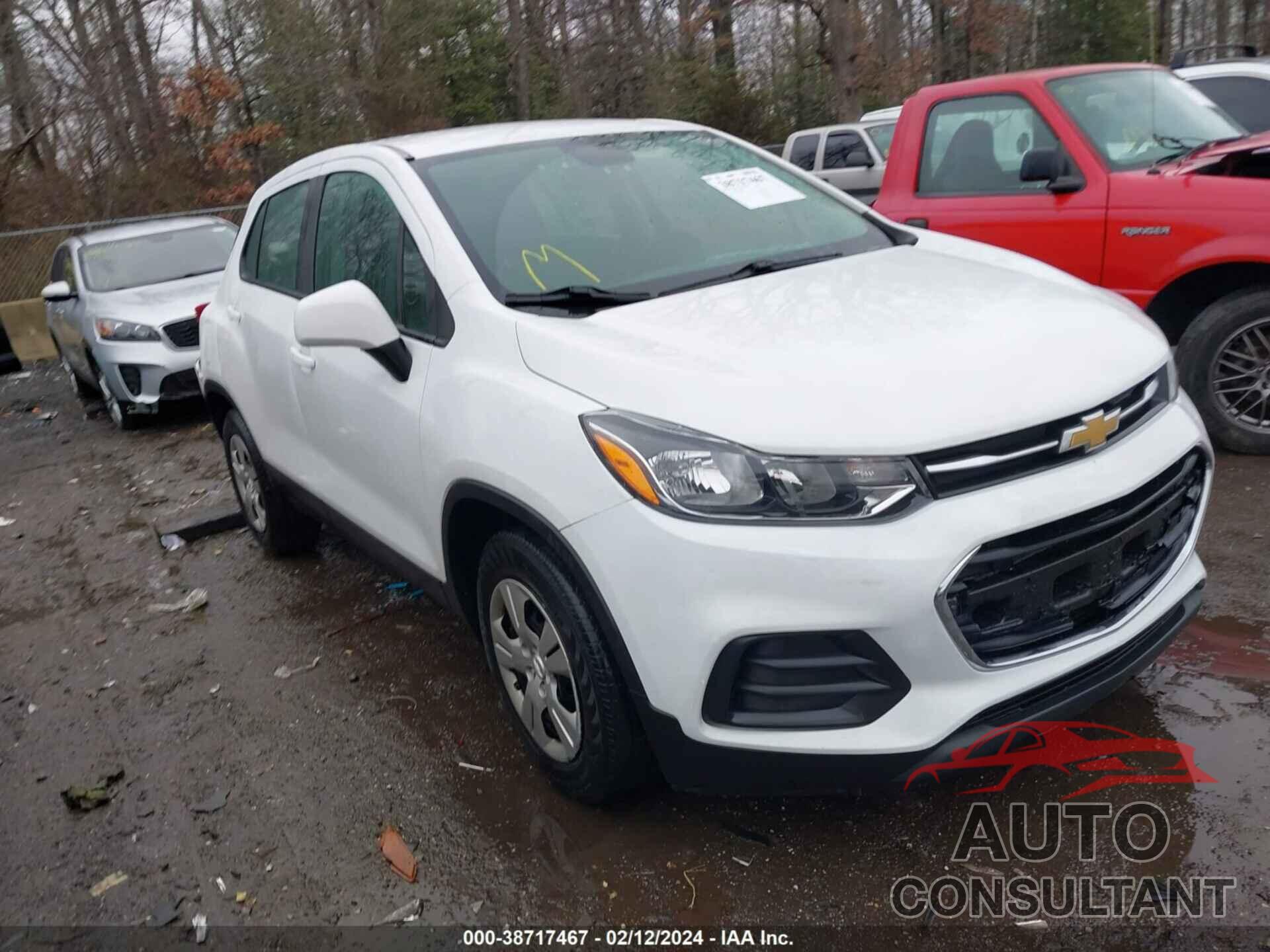 CHEVROLET TRAX 2018 - KL7CJKSB3JB643823