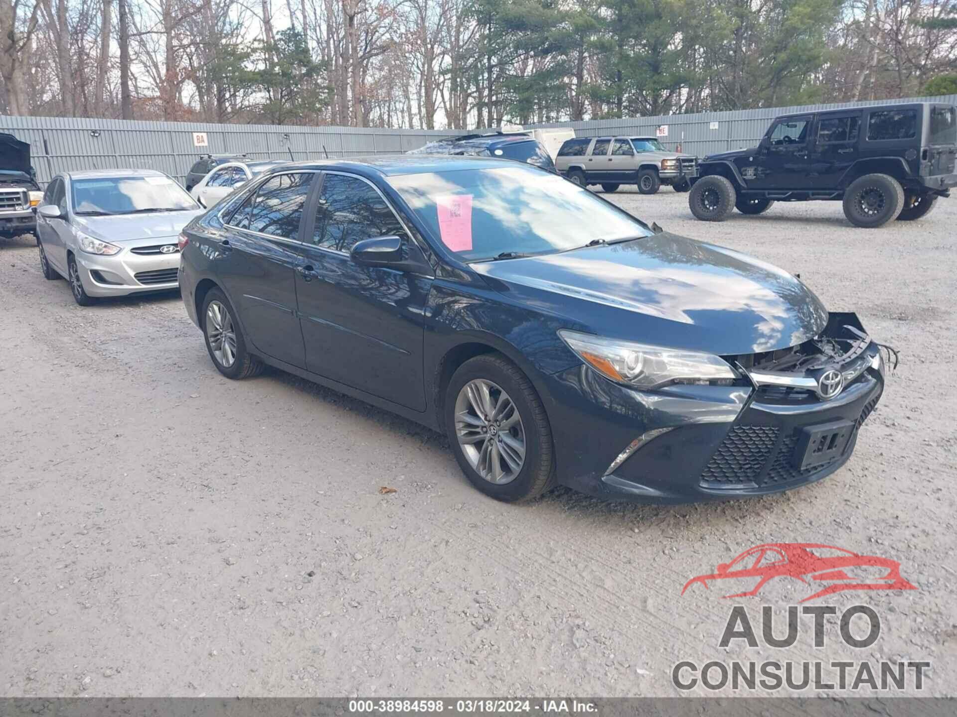 TOYOTA CAMRY 2016 - 4T1BF1FK3GU216462