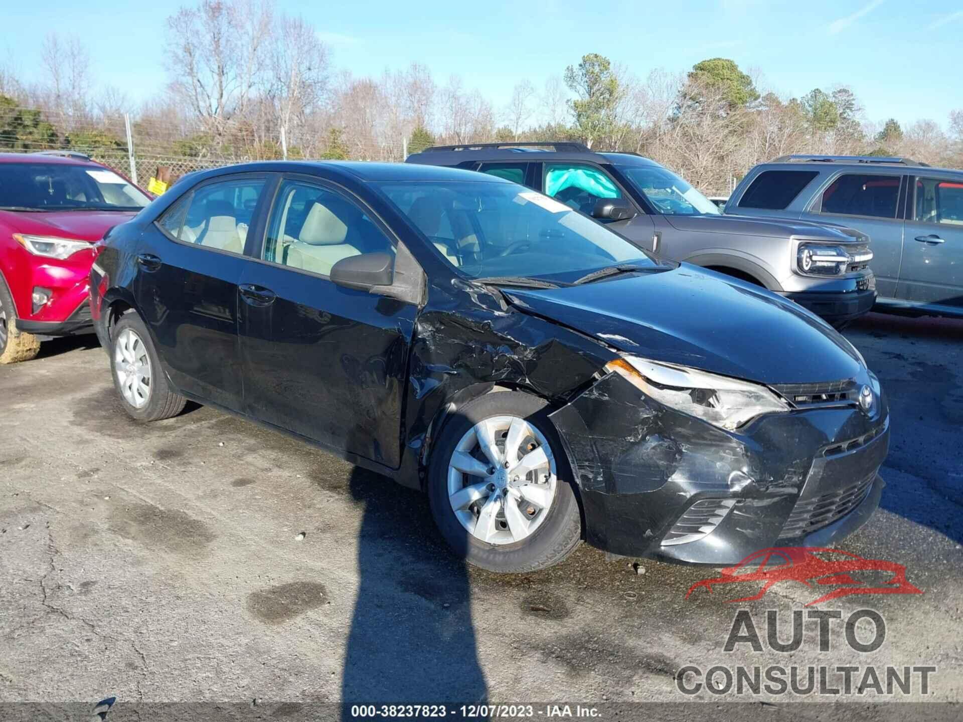 TOYOTA COROLLA 2016 - 2T1BURHE7GC507320