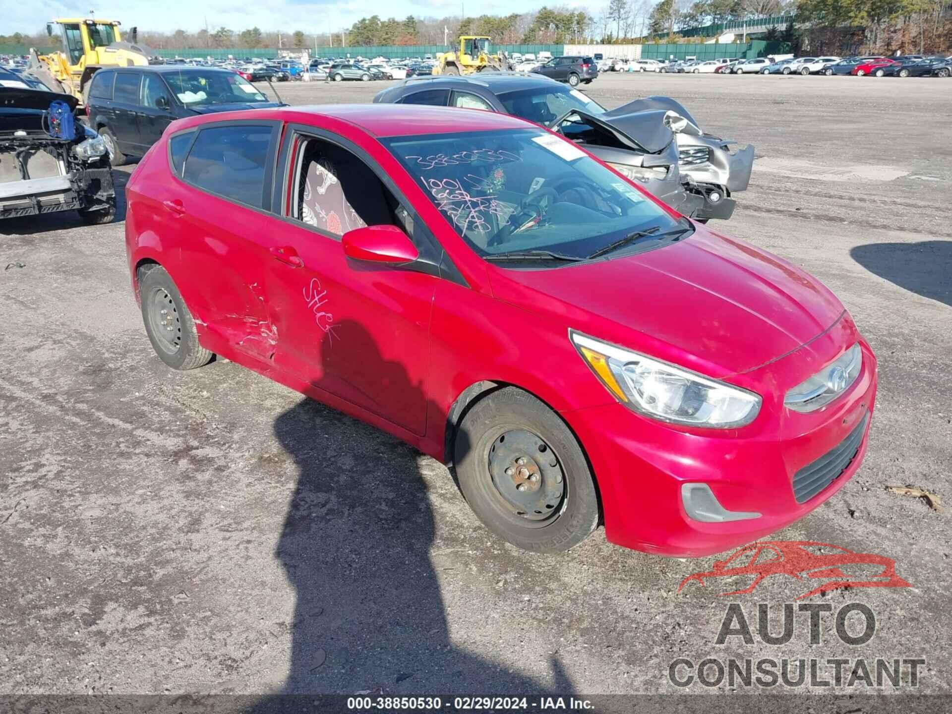 HYUNDAI ACCENT 2017 - KMHCT5AE5HU335170