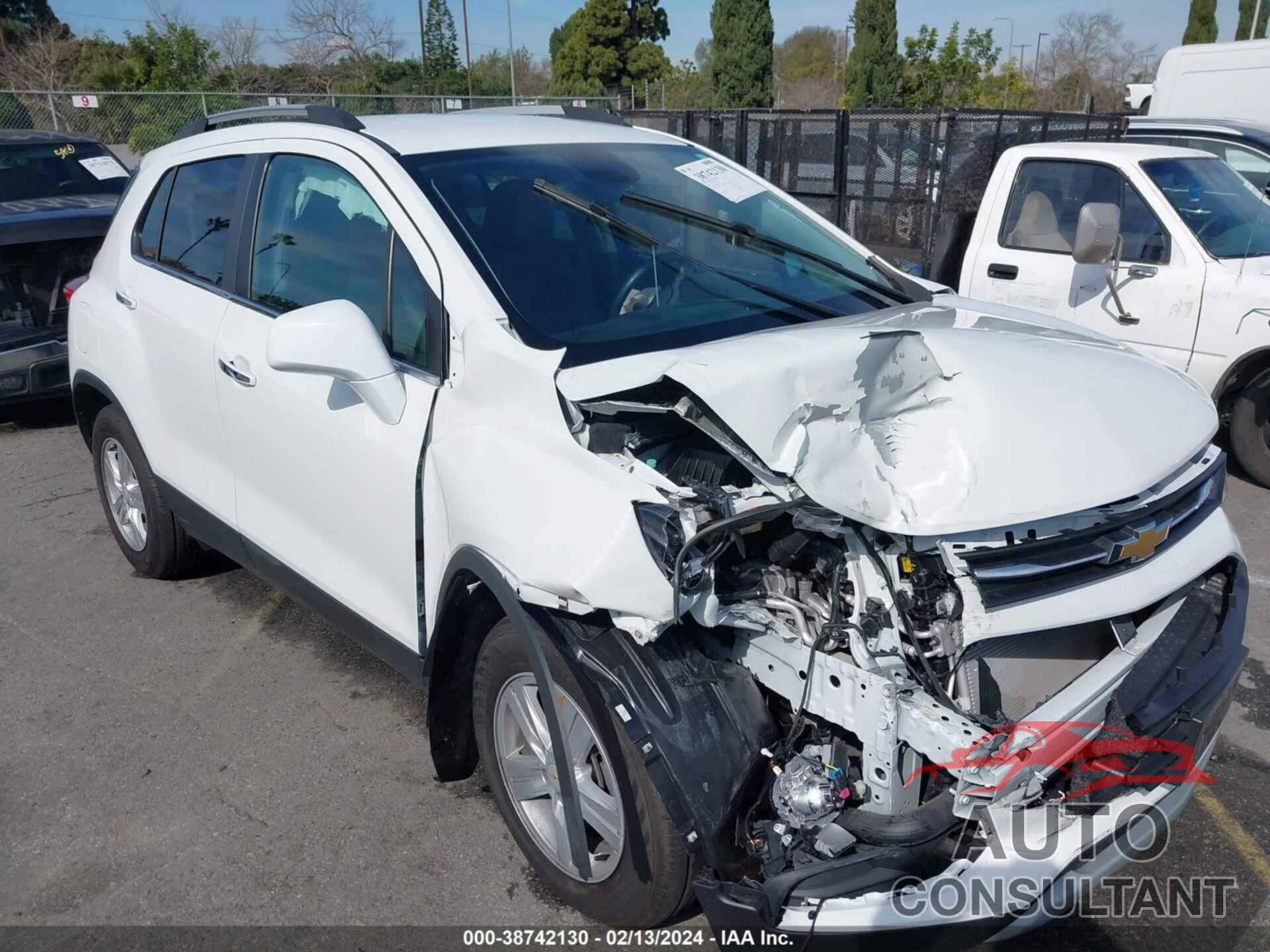 CHEVROLET TRAX 2020 - KL7CJLSB7LB072751