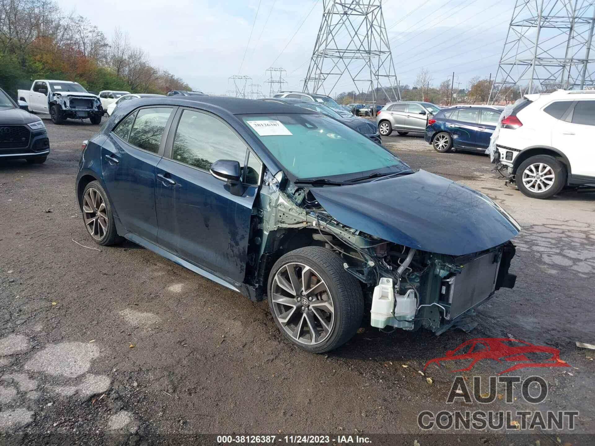 TOYOTA COROLLA 2019 - JTNK4RBE1K3006316