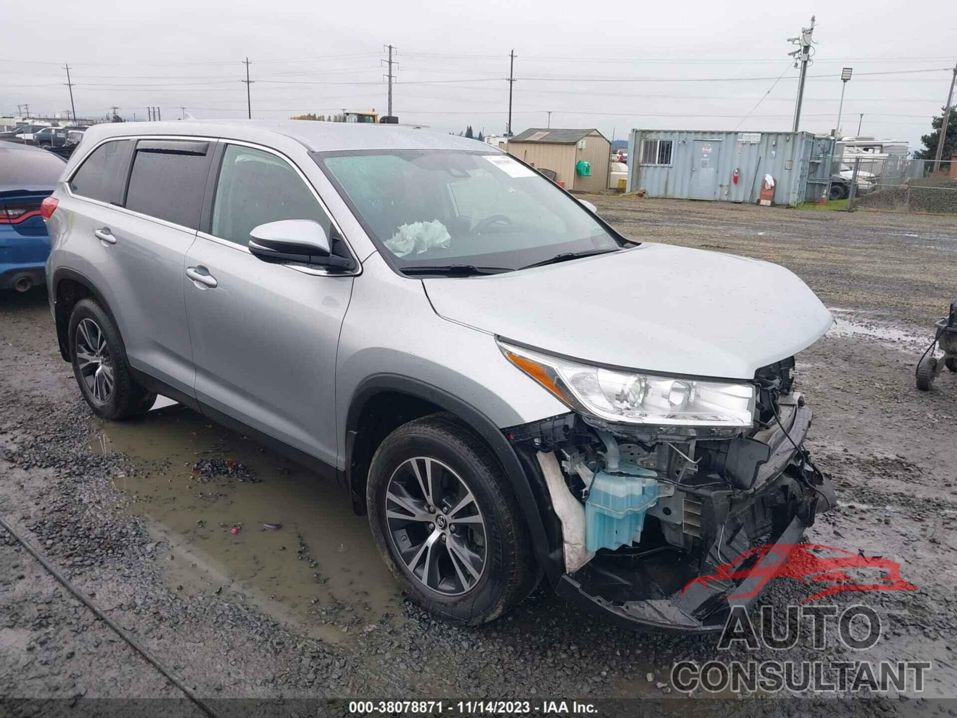 TOYOTA HIGHLANDER 2019 - 5TDBZRFH4KS711846