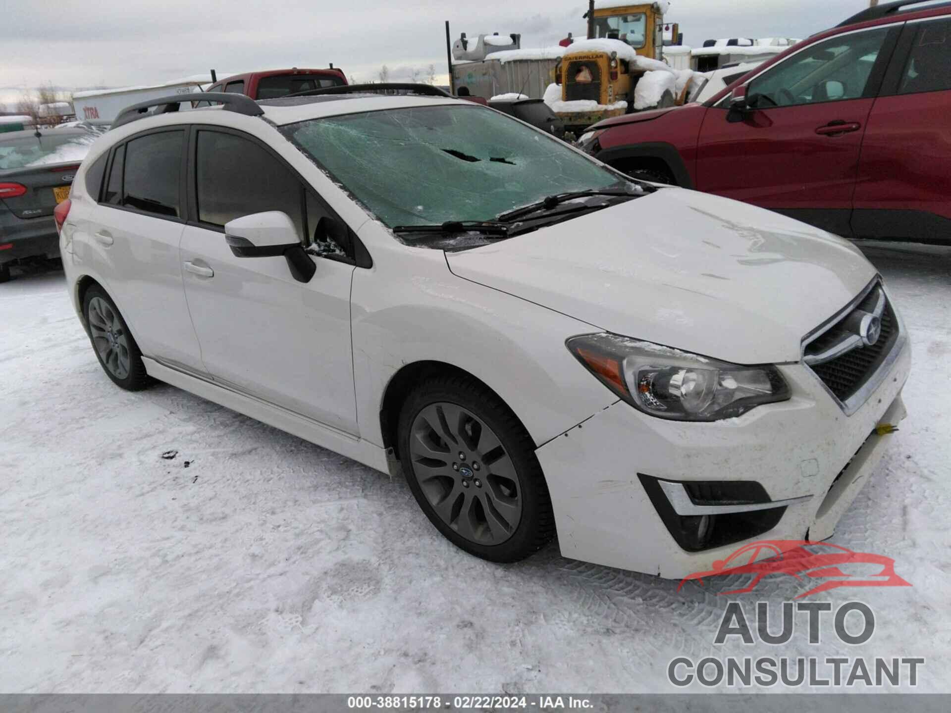 SUBARU IMPREZA 2016 - JF1GPAP67G8348986