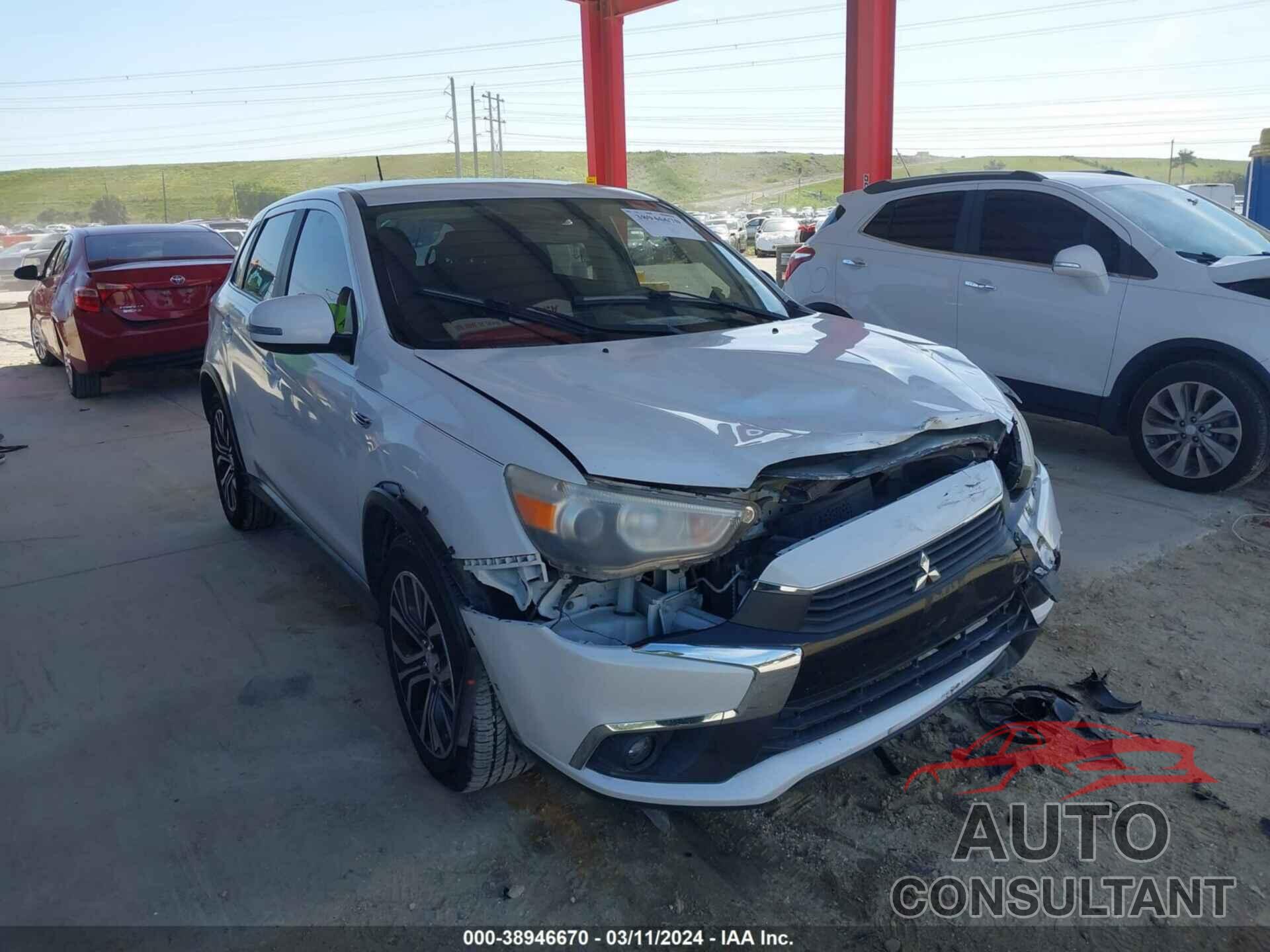 MITSUBISHI OUTLANDER SPORT 2016 - JA4AP3AU3GZ034453