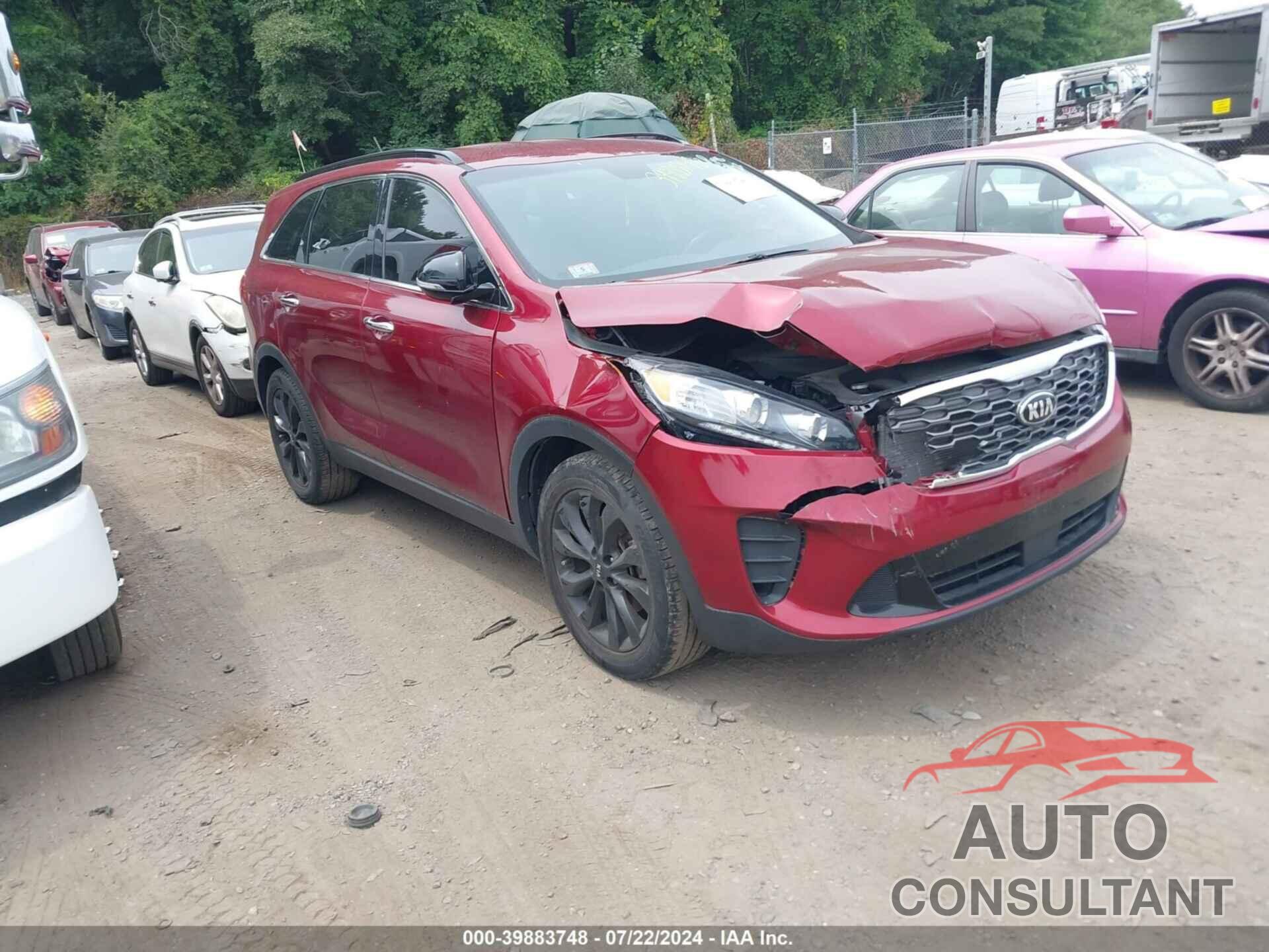 KIA SORENTO 2020 - 5XYPG4A59LG642484