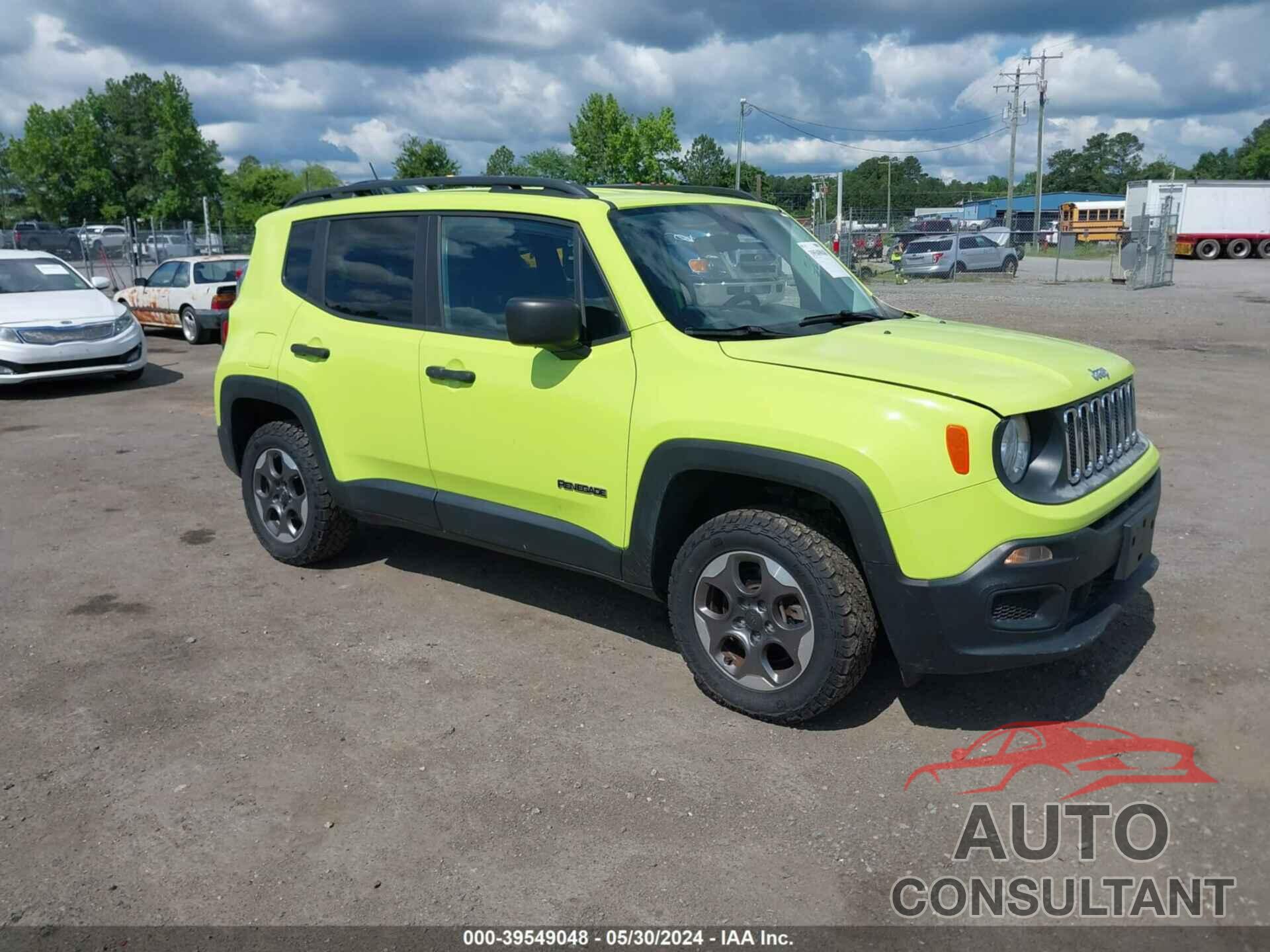 JEEP RENEGADE 2017 - ZACCJBAH8HPF05798