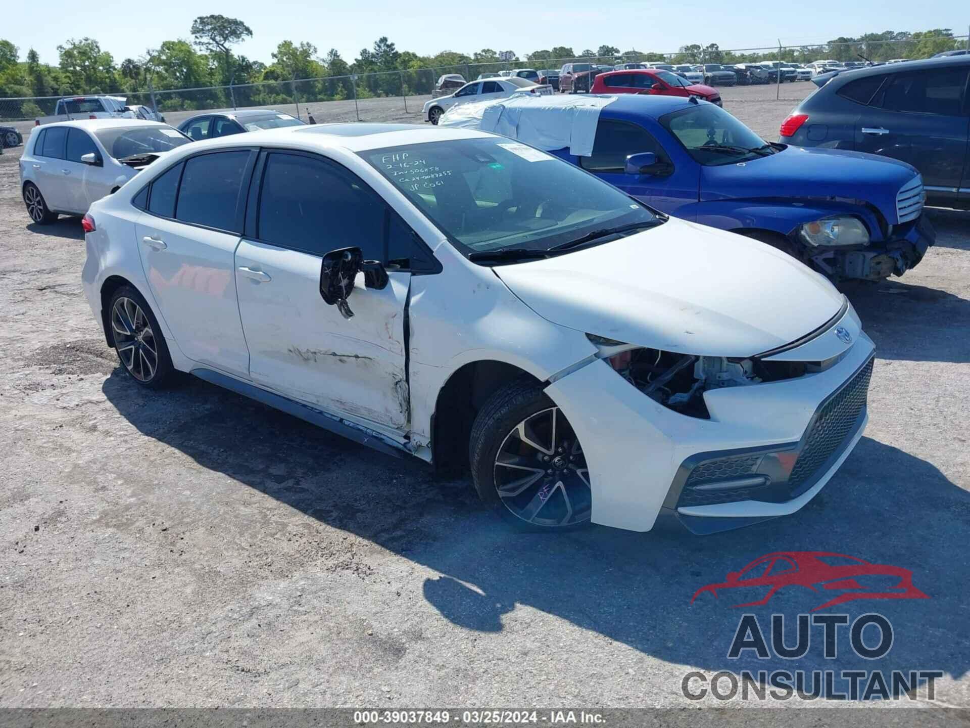 TOYOTA COROLLA 2020 - JTDP4RCE0LJ008290