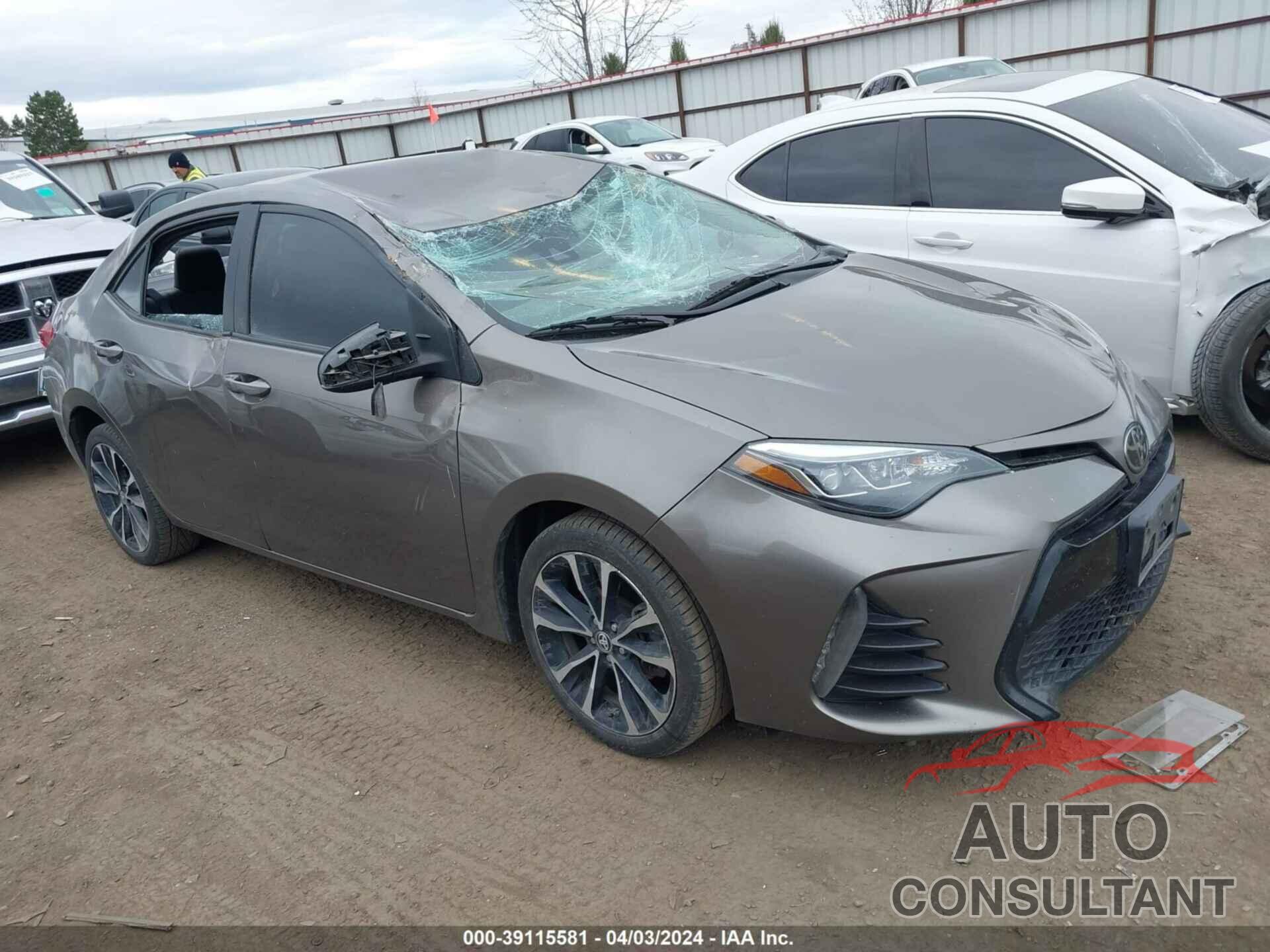 TOYOTA COROLLA 2019 - 2T1BURHE4KC207226