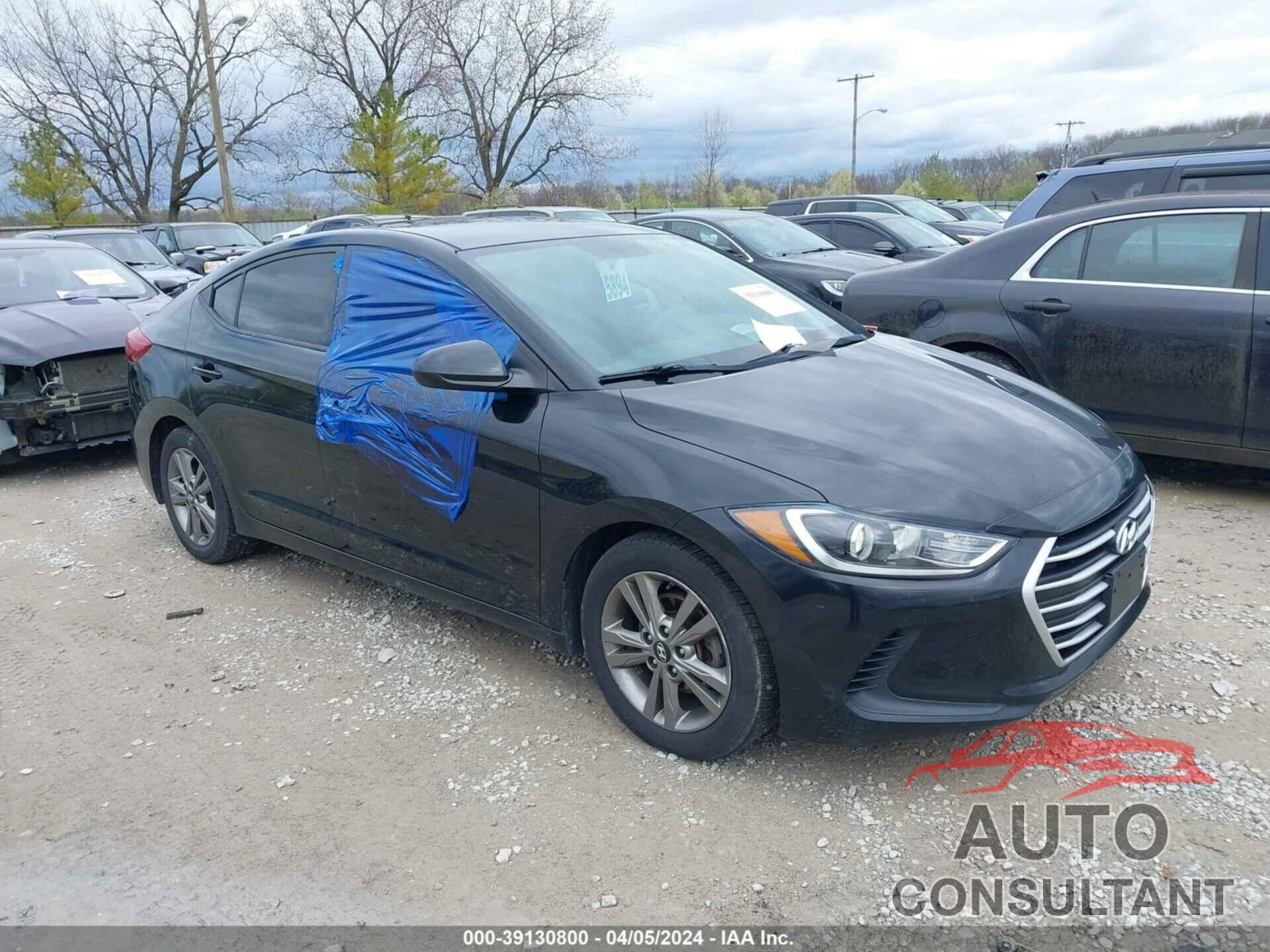HYUNDAI ELANTRA 2018 - 5NPD84LFXJH329276
