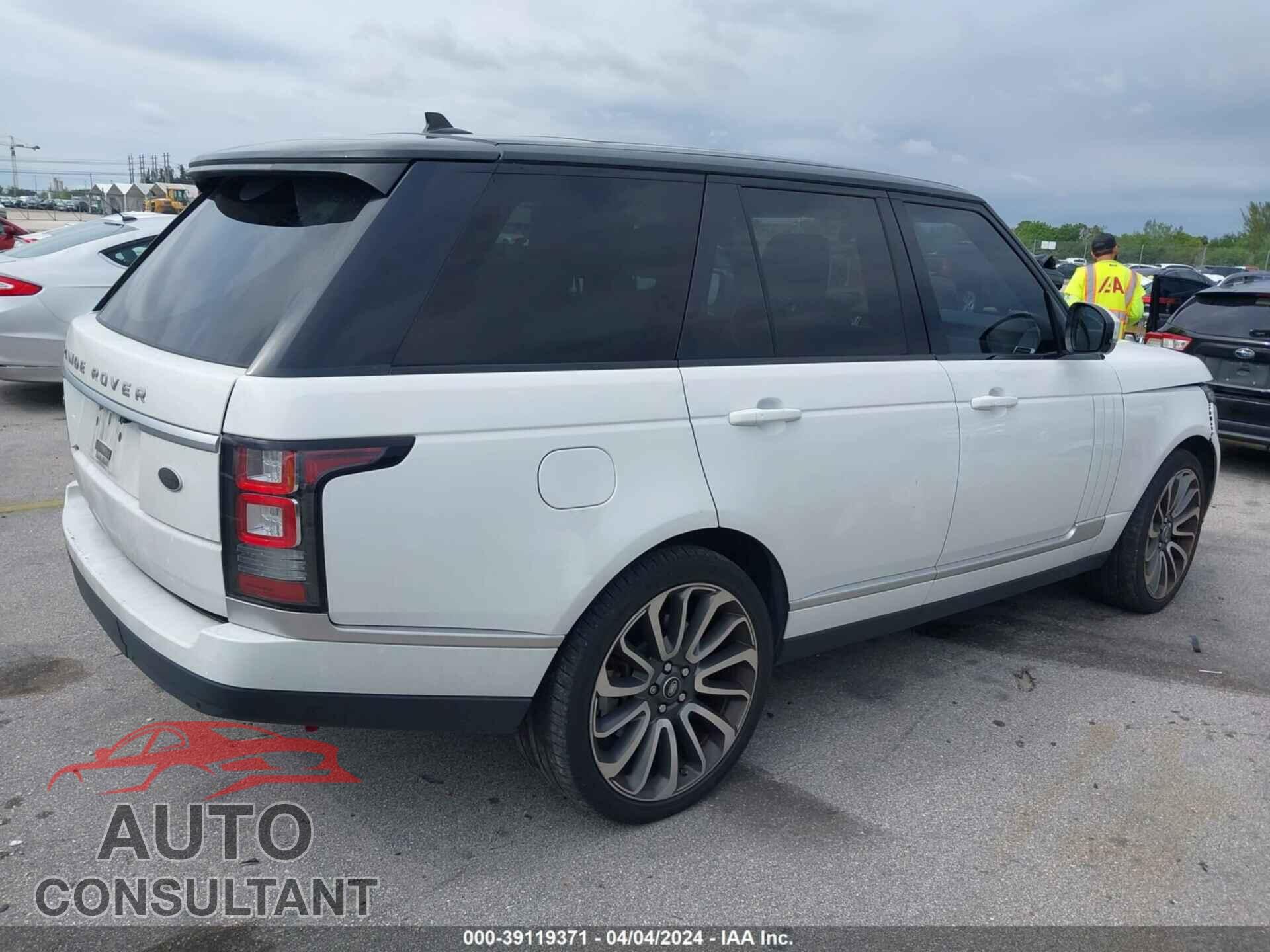 LAND ROVER RANGE ROVER 2016 - SALGS2EF1GA290344