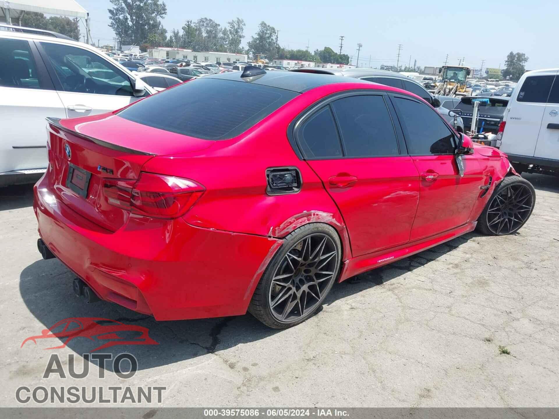 BMW M3 2018 - WBS8M9C59J5J79980