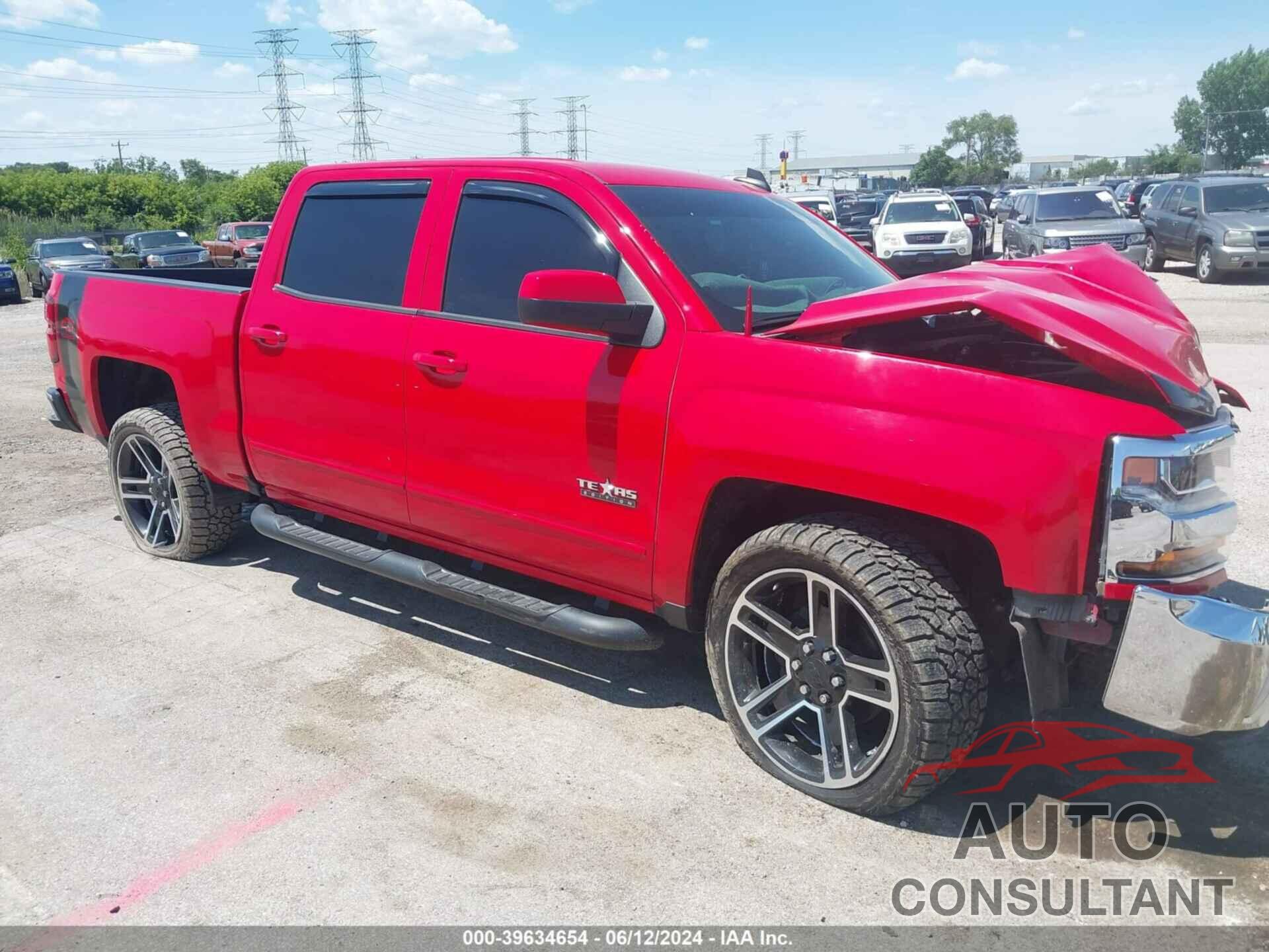 CHEVROLET SILVERADO 1500 2017 - 3GCPCREC6HG269060