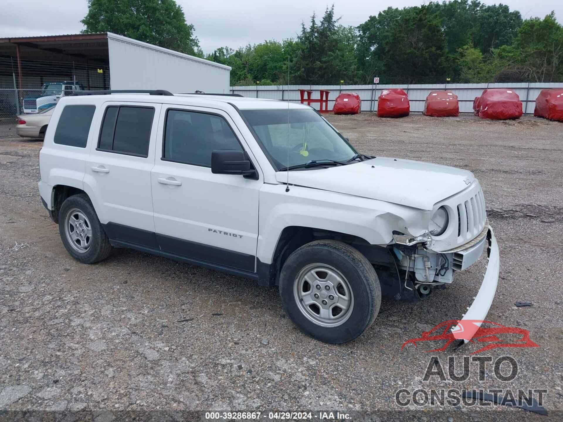 JEEP PATRIOT 2016 - 1C4NJPBA8GD813669