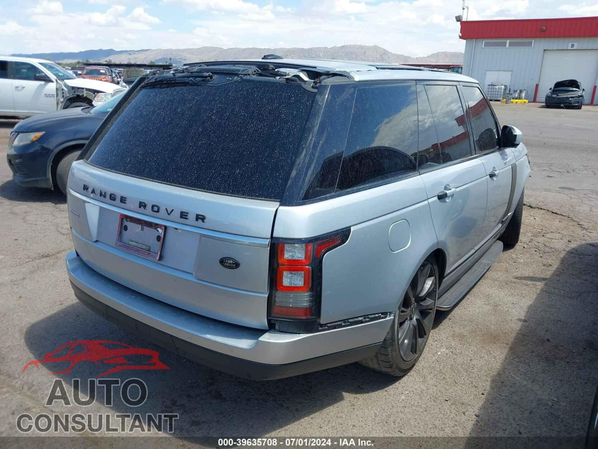 LAND ROVER RANGE ROVER 2013 - SALGS2EF5DA100377