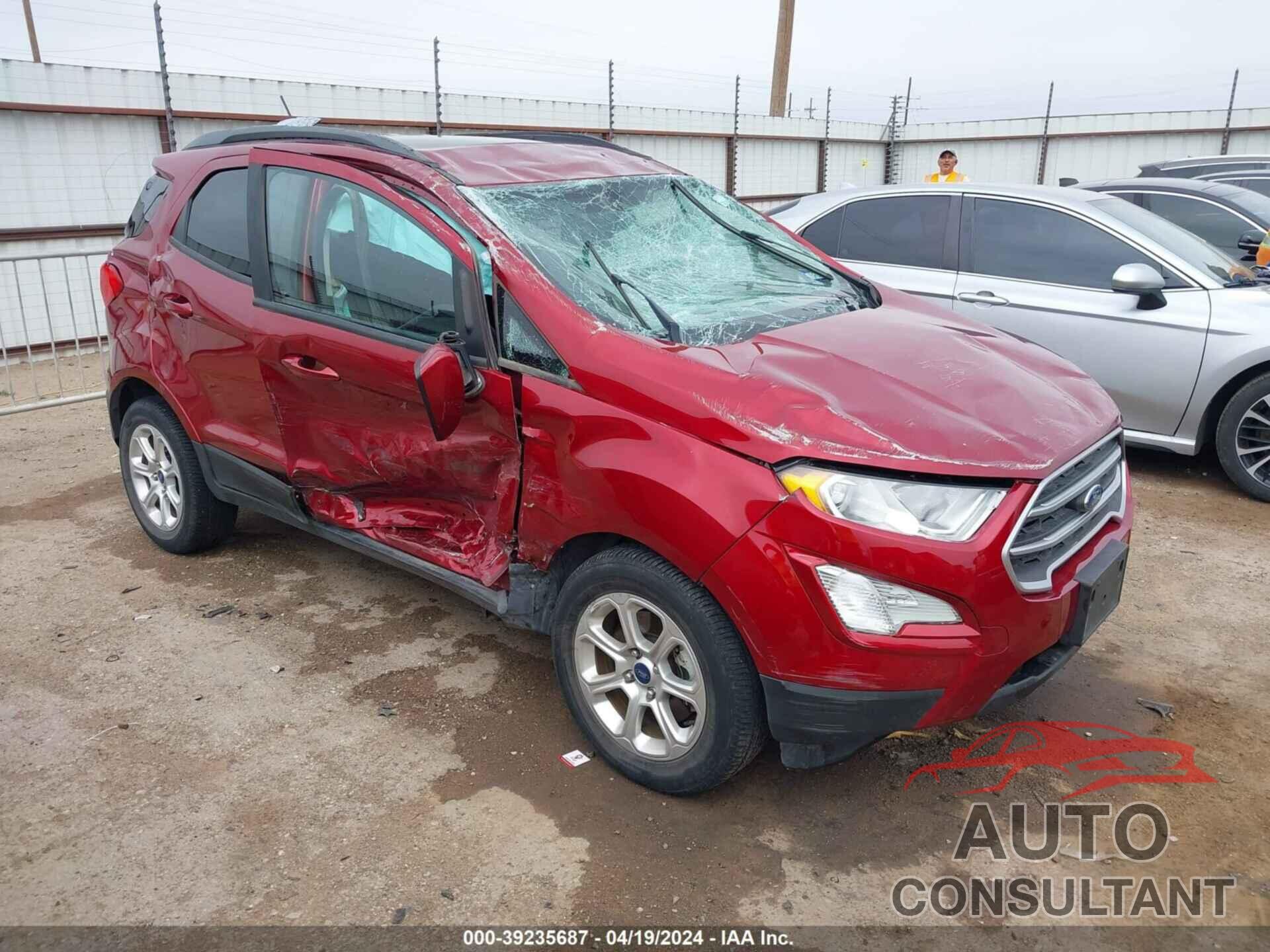 FORD ECOSPORT 2019 - MAJ3S2GE7KC310139