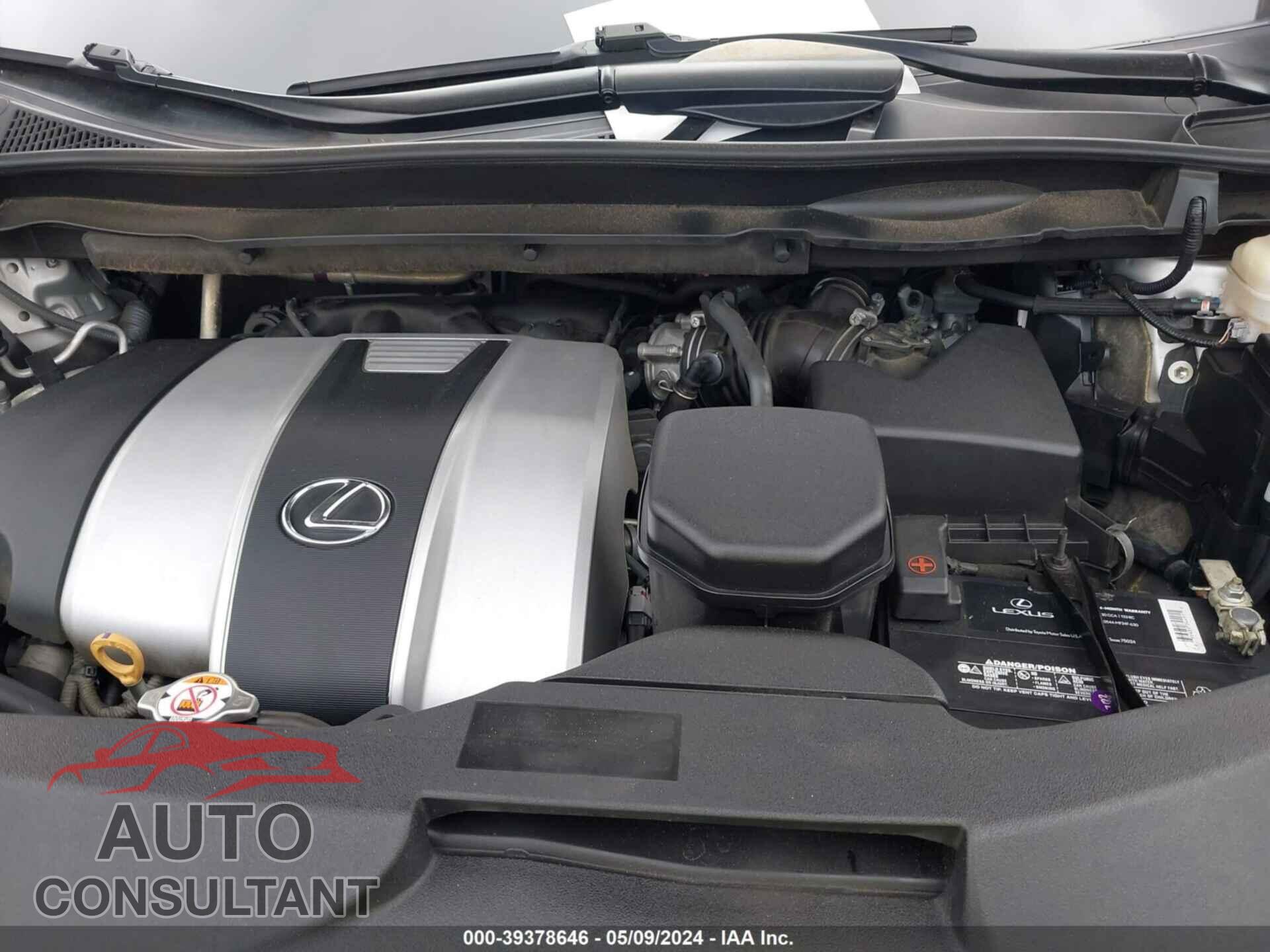 LEXUS RX 2017 - 2T2BZMCAXHC123053